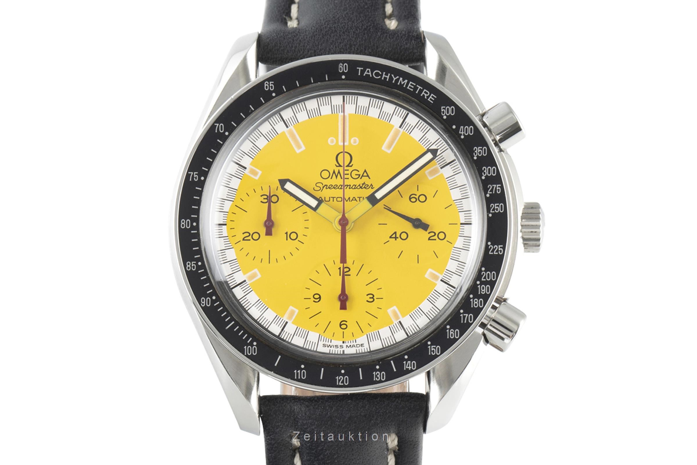 omega speedmaster yellow