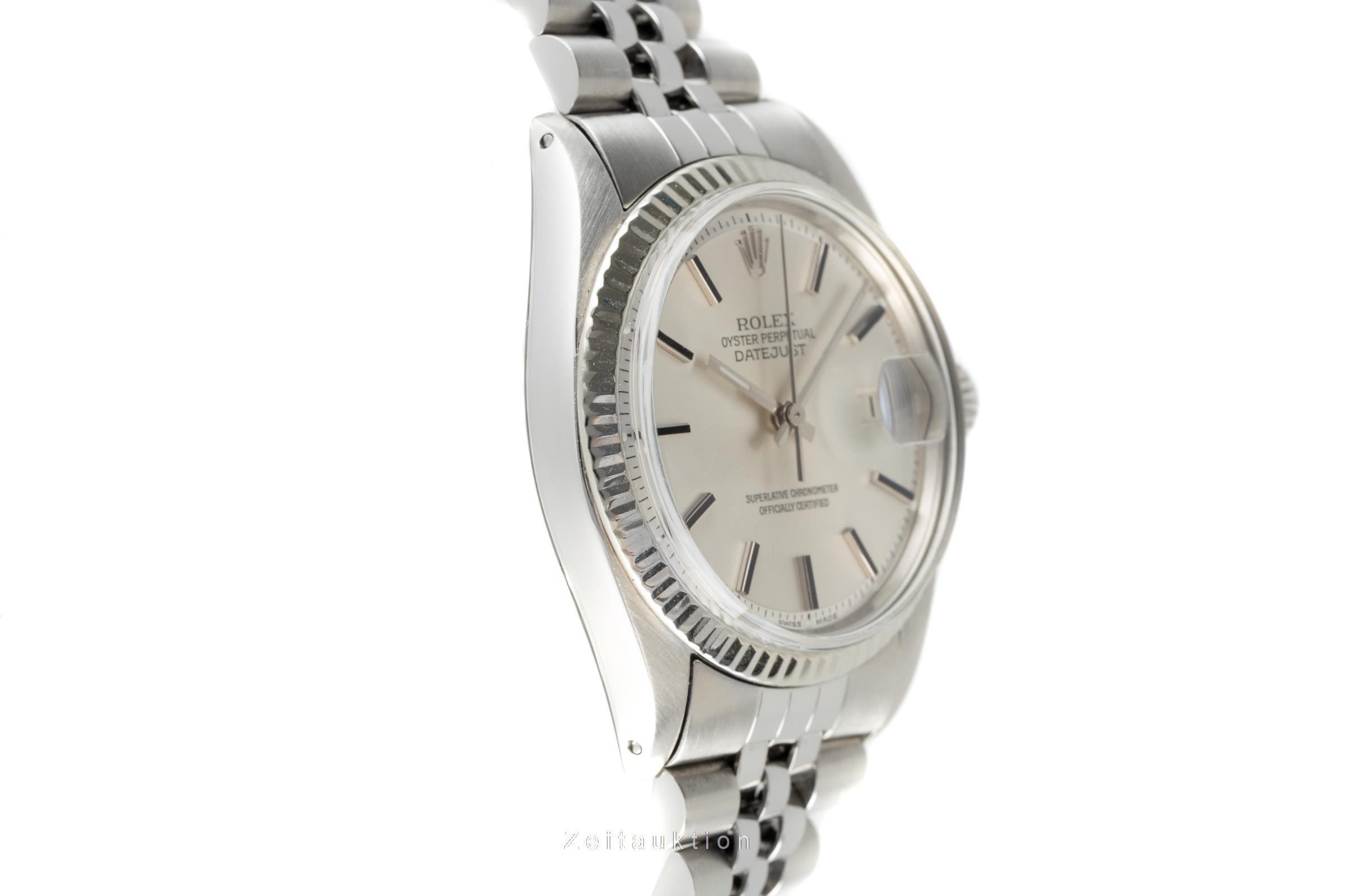 Rolex Datejust acciaio / oro bianco automatismo Kal. 1570 Ref. 1601 VINTAGE  | Zeitauktion