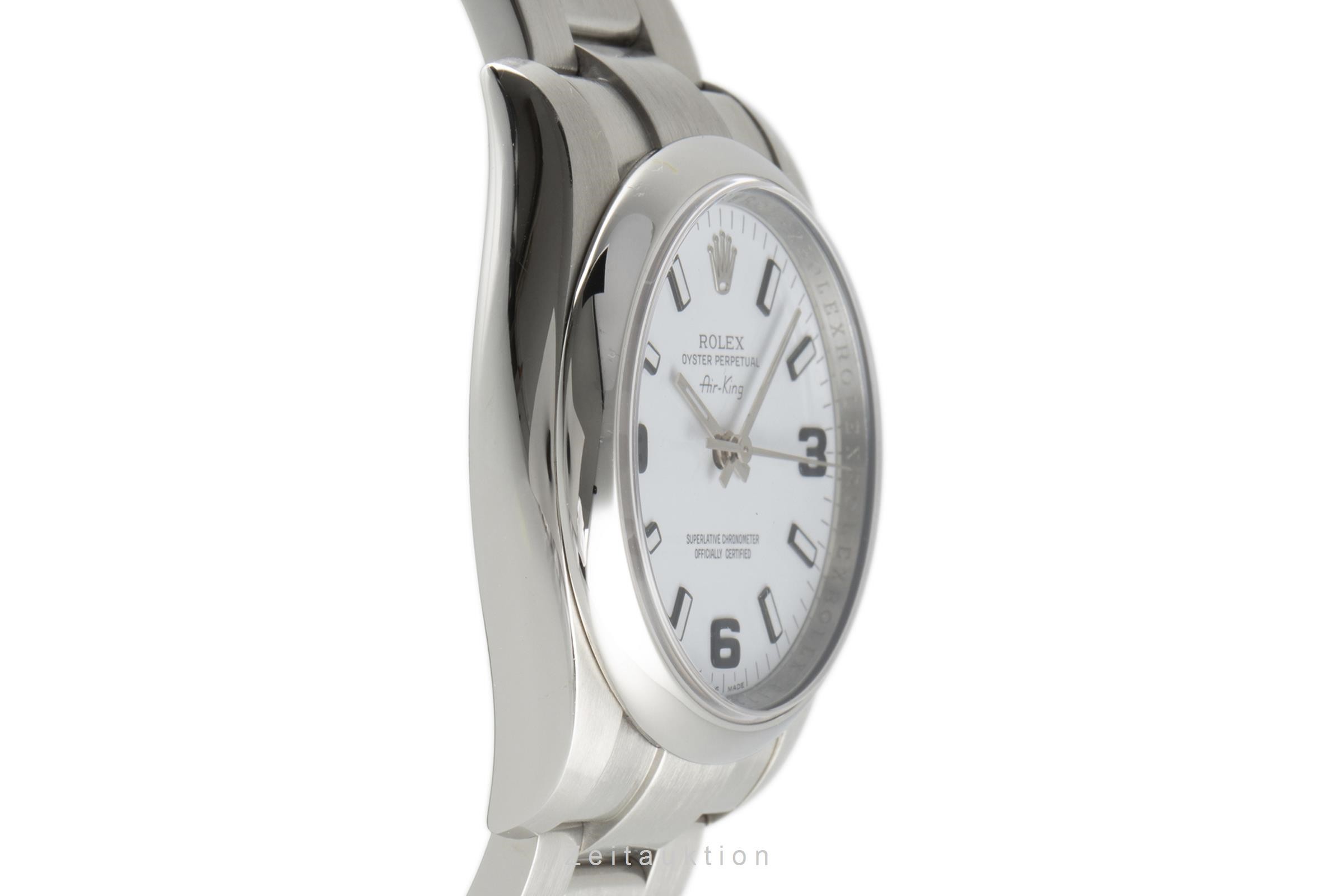 Rolex Air King acciaio automatismo Kal. 3130 Ref. 114200  | Zeitauktion