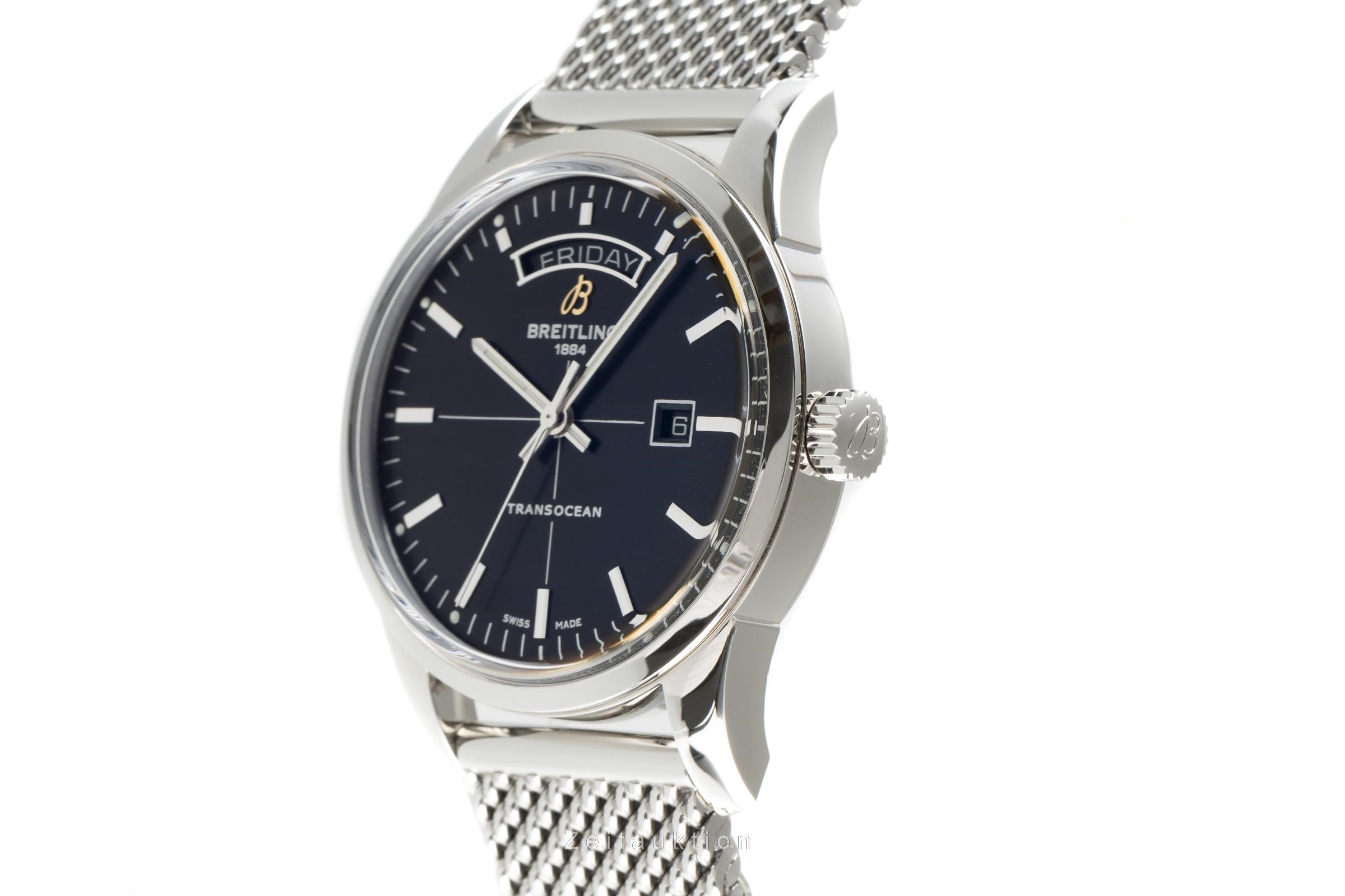 Breitling Transocean Stahl Automatik Kal. B45 Ref. A45310  | Zeitauktion