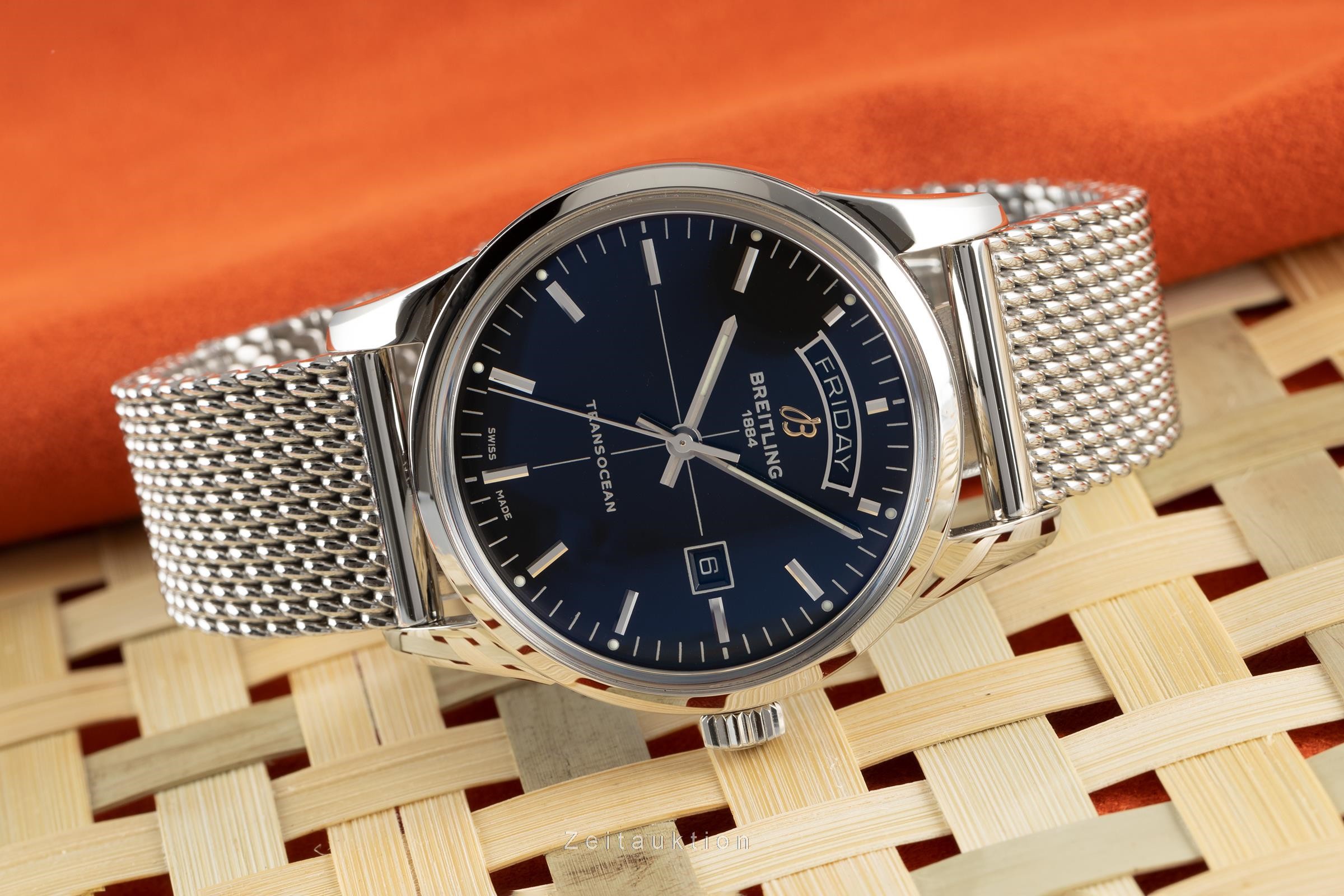 Breitling Transocean acero automático Kal. B45 Ref. A45310  | Zeitauktion