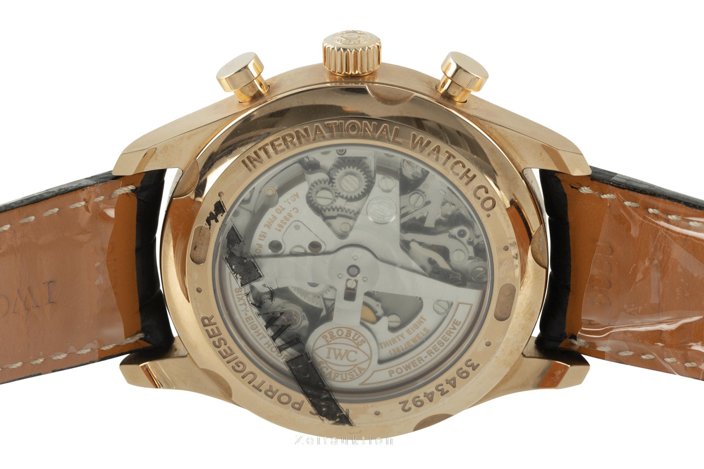 IWC Portugieser Chronograph 18k Rotgold Automatik Kal. C.89361 Ref. IW390405  | Zeitauktion