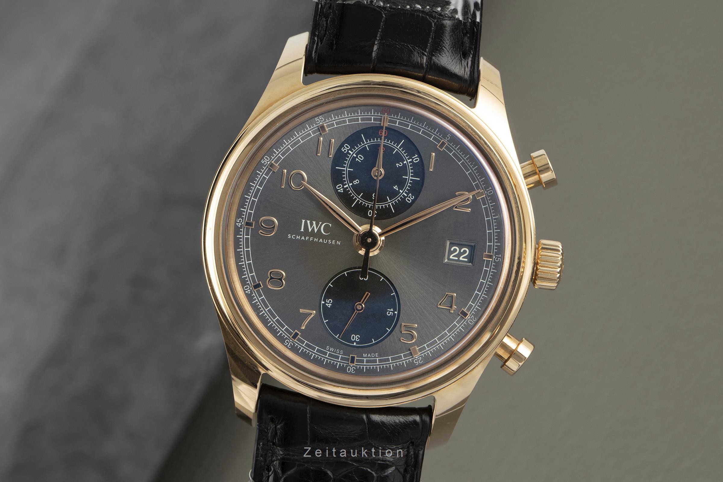 IWC Portugieser cronografo oro rosso 18 ct automatismo Kal. C.89361 Ref. IW390405  | Zeitauktion