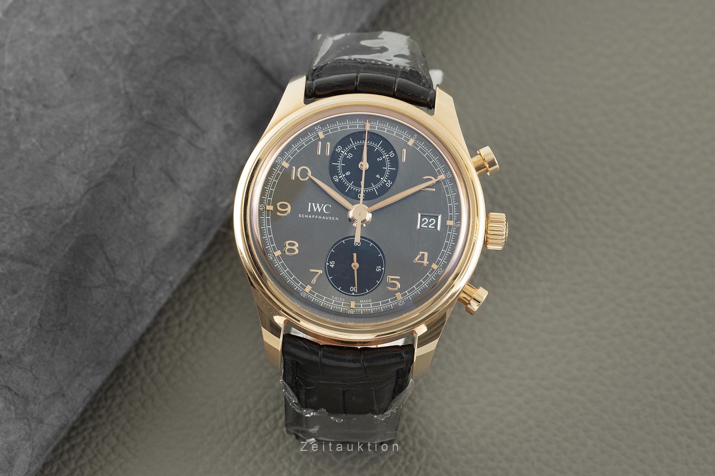 IWC Portugieser chronographe or rouge 18 ct automatique Kal. C.89361 Ref. IW390405  | Zeitauktion