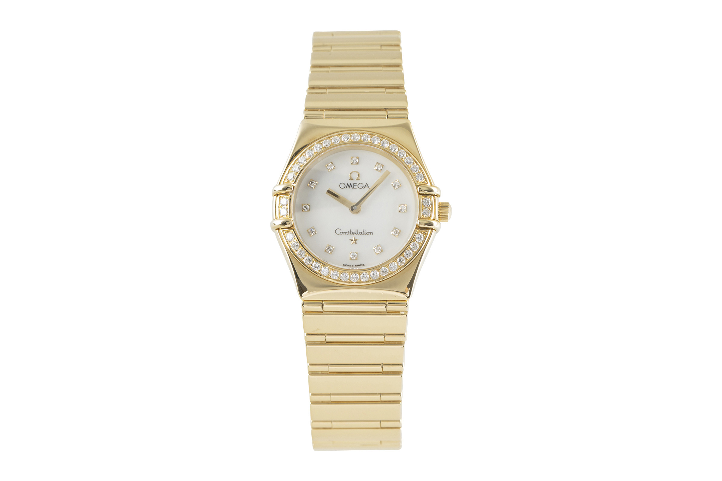 18ct gold omega constellation
