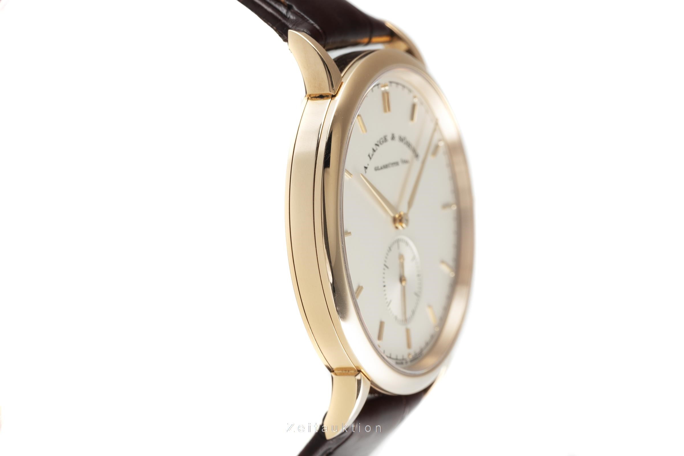 A. Lange & Söhne Saxonia 18k Rotgold Handaufzug Kal. L 941.1 Ref. 216.032  | Zeitauktion