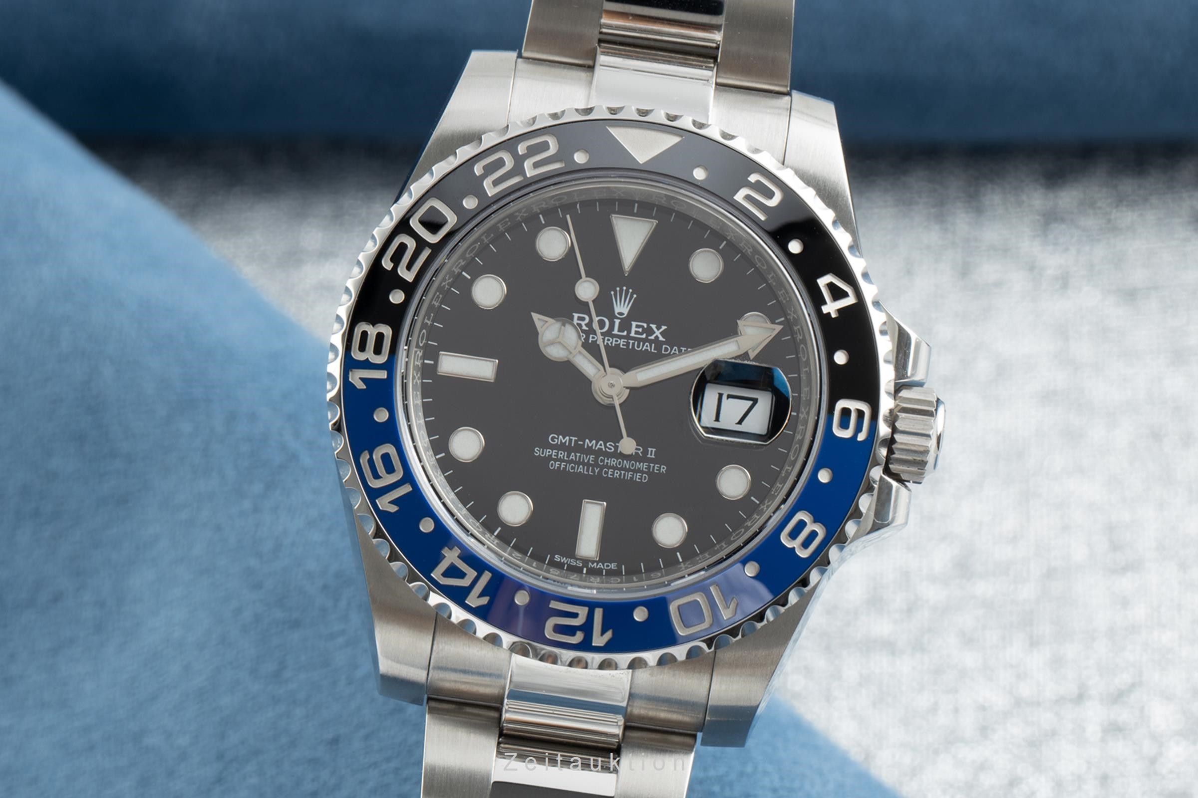 Rolex GMT Master II acero automático Kal. 3186 Ref. 116710BLRN  | Zeitauktion