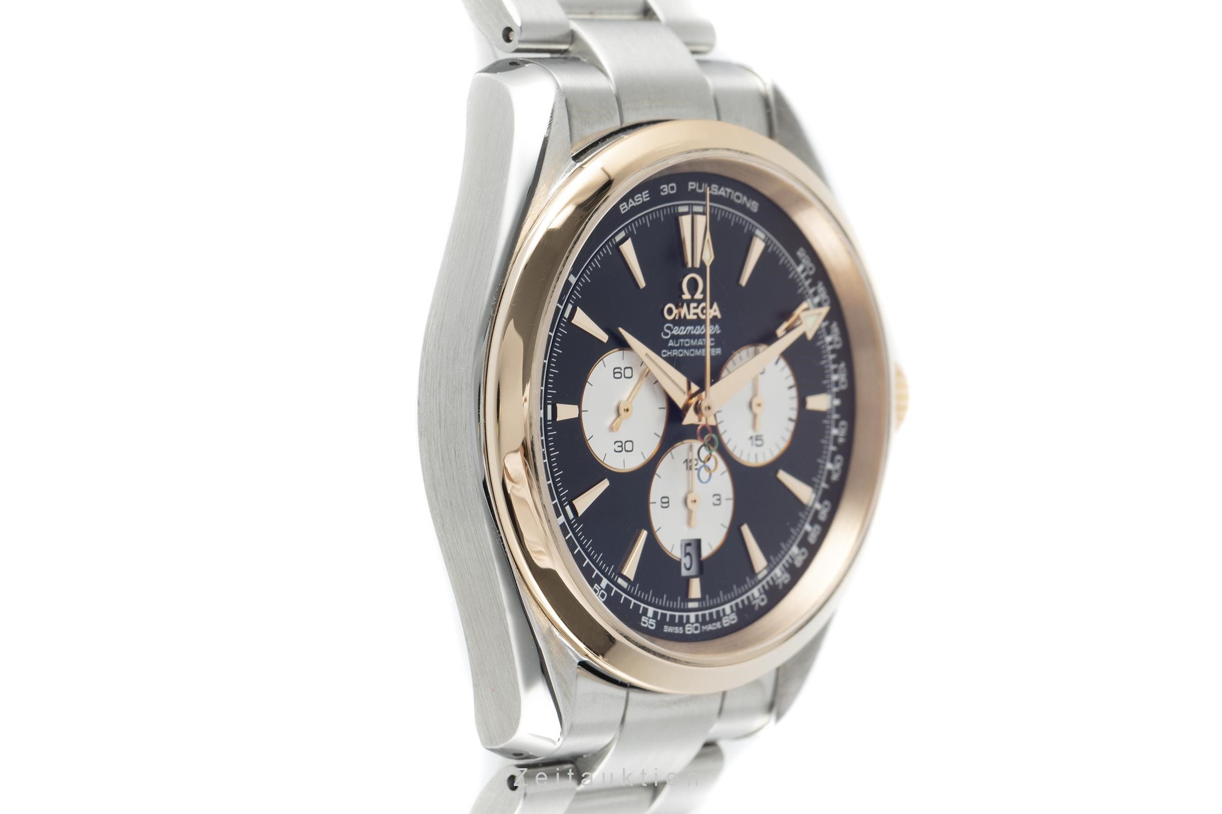 Omega Seamaster chronograph steel / gold automatic Kal. 3301 Ref. 221.20.42.40.01.001, 178.1112 LIMITED EDITION | Zeitauktion