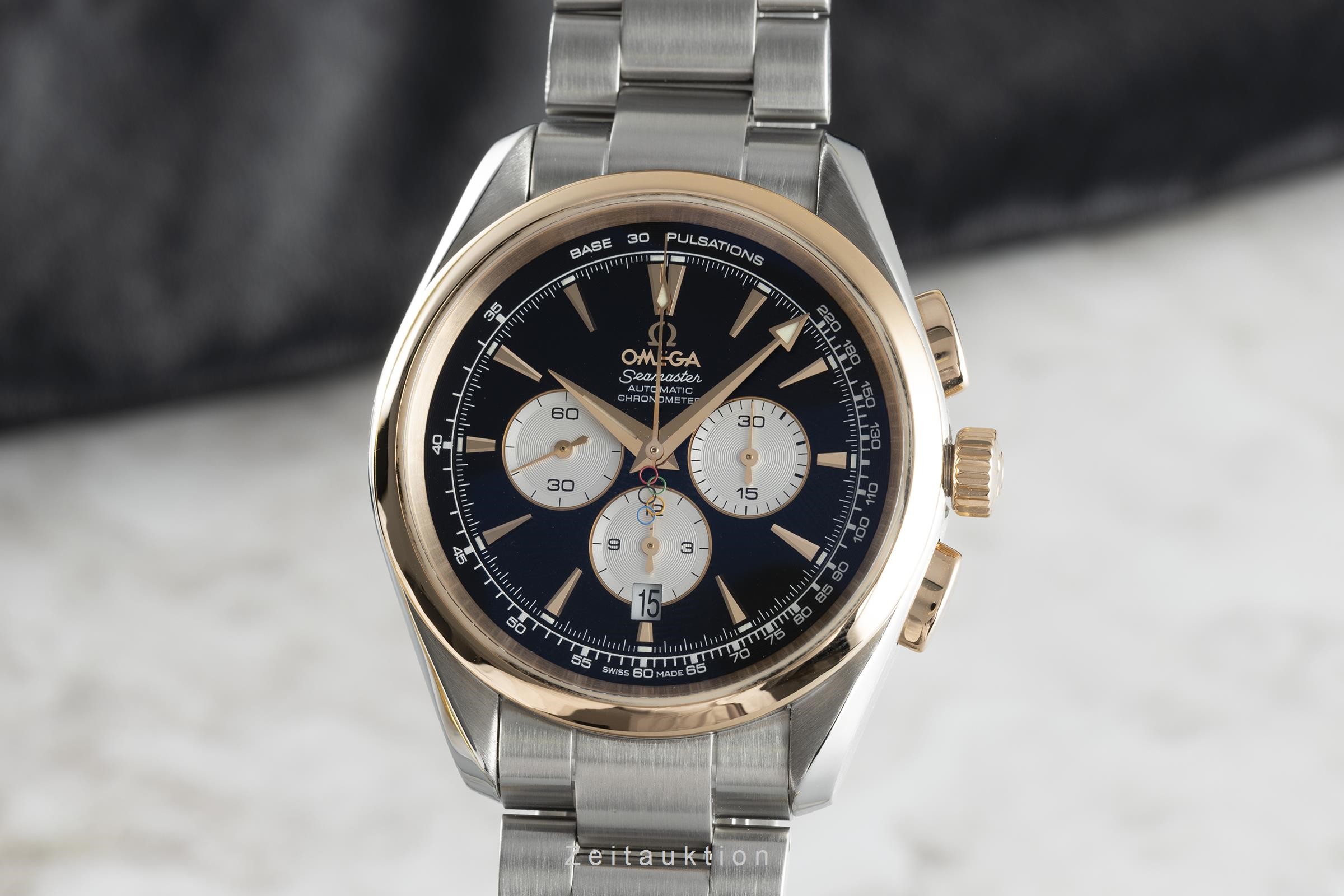 Omega Seamaster chronograph steel / gold automatic Kal. 3301 Ref. 221.20.42.40.01.001, 178.1112 LIMITED EDITION | Zeitauktion