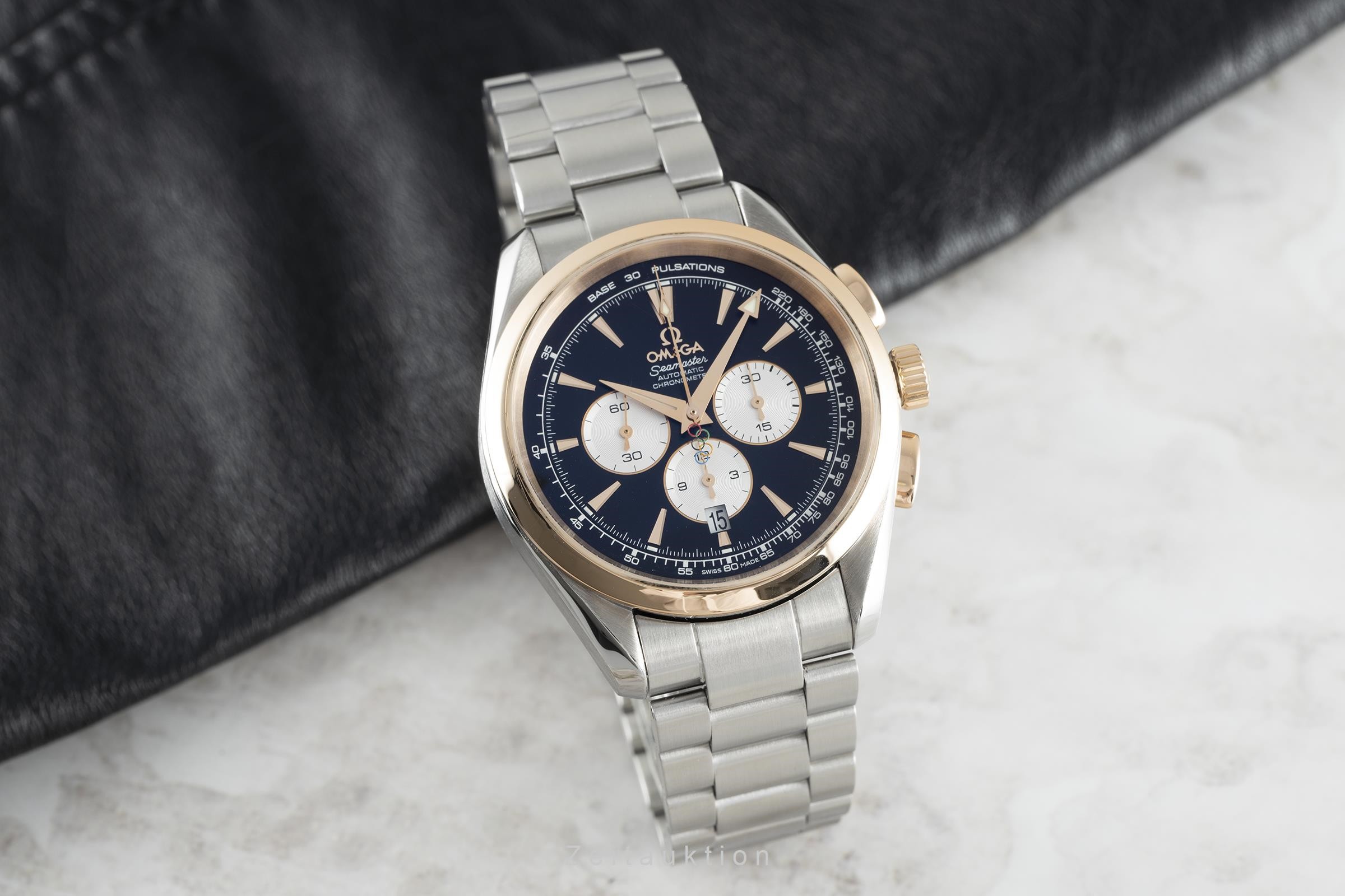 Omega Seamaster chronographe acier / or  automatique Kal. 3301 Ref. 221.20.42.40.01.001, 178.1112 LIMITED EDITION | Zeitauktion