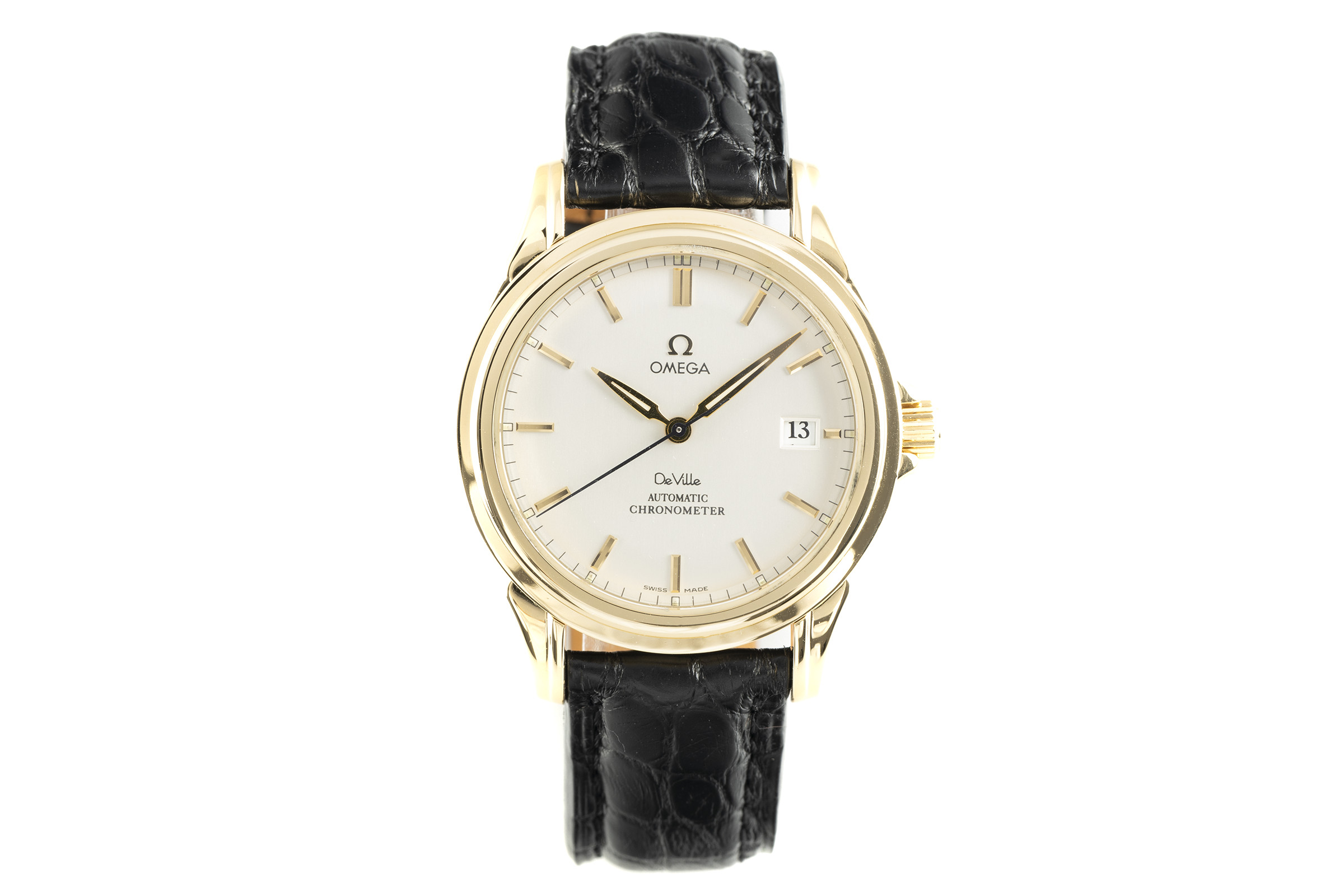 gold omega mens watch