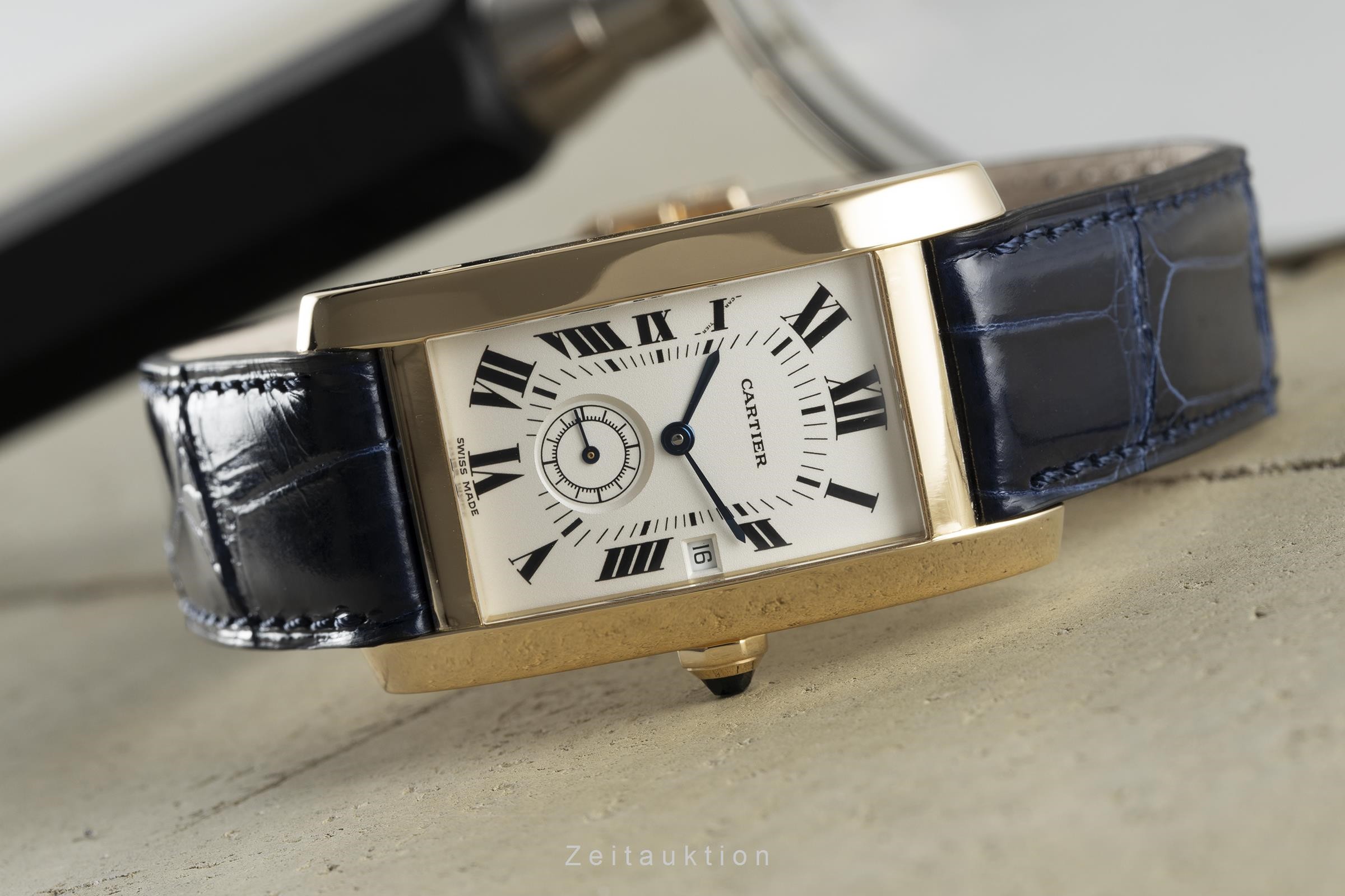 Cartier Tank Américaine 18k Gold Quarz Kal. 012 Ref. 1716  | Zeitauktion