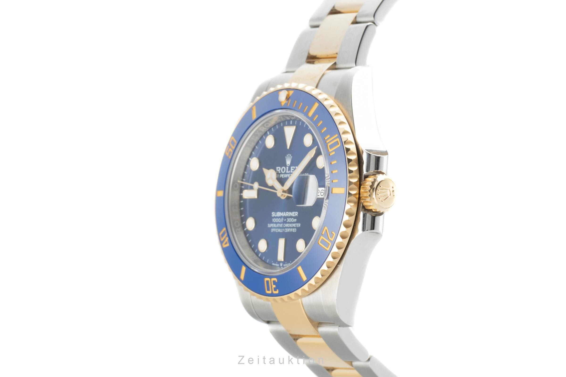 Rolex Submariner acero / oro automático Ref. 126613LB  | Zeitauktion