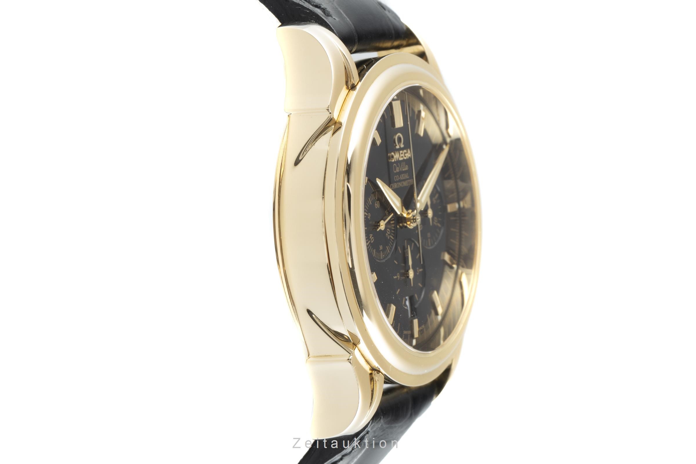 Omega De Ville chronographe or 18 ct automatique Kal. 3313 Ref. 4641.50.31  | Zeitauktion