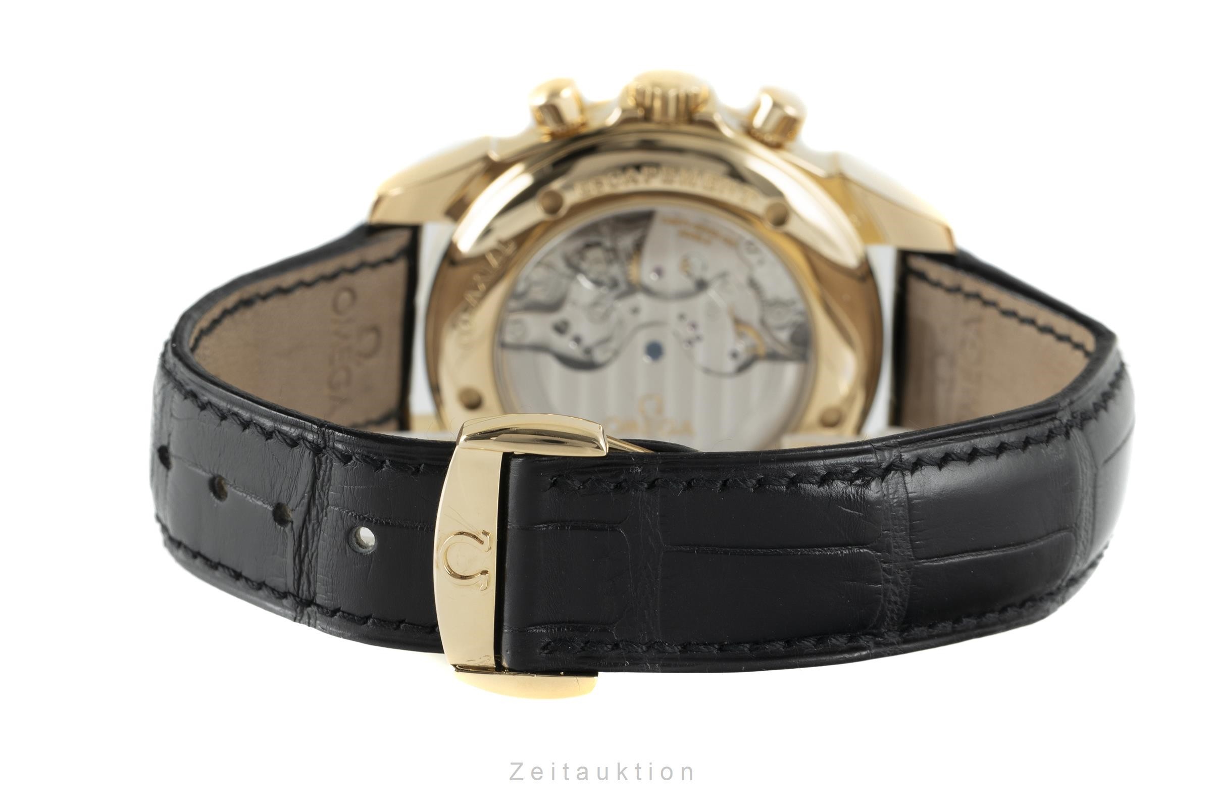 Omega De Ville Chronograph 18k Gold Automatik Kal. 3313 Ref. 4641.50.31  | Zeitauktion