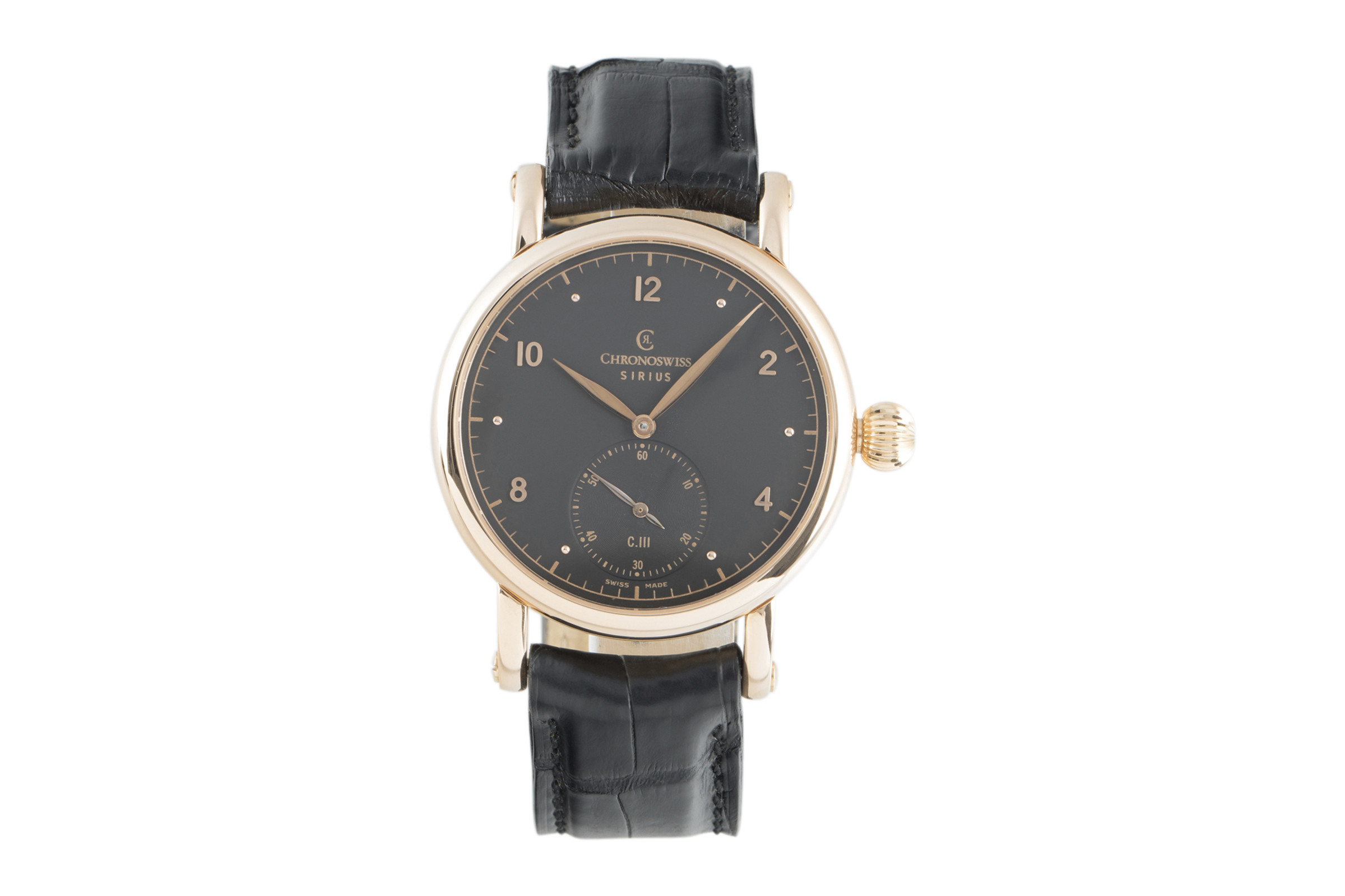 Chronoswiss Sirius 18 ct red gold manual winding Kal. C.111 Ref. CH1021R  | Zeitauktion