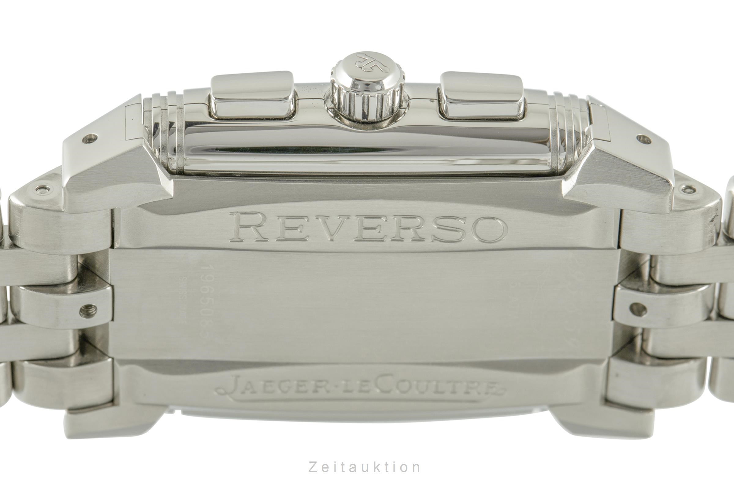 Jaeger LeCoultre Reverso Chronograph Stahl Handaufzug Ref. 295.8.59  | Zeitauktion