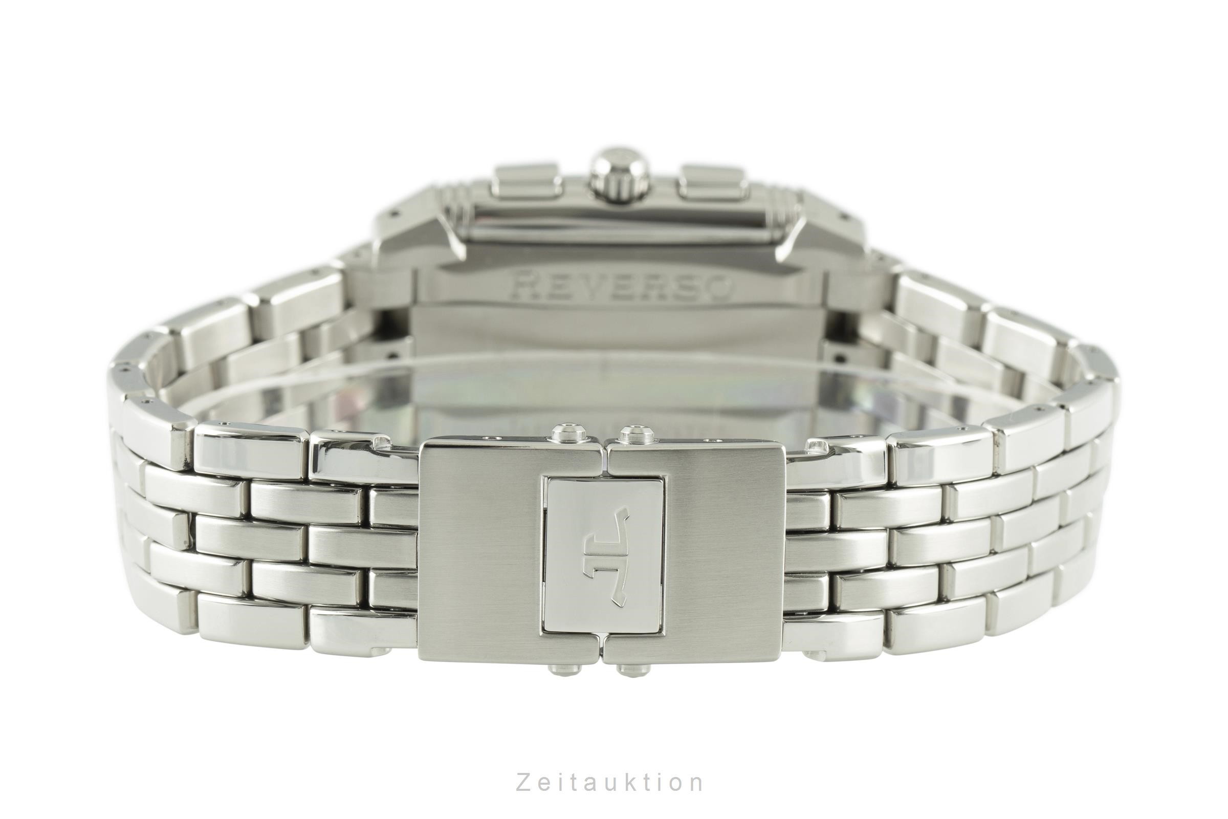 Jaeger LeCoultre Reverso Chronograph Stahl Handaufzug Ref. 295.8.59  | Zeitauktion