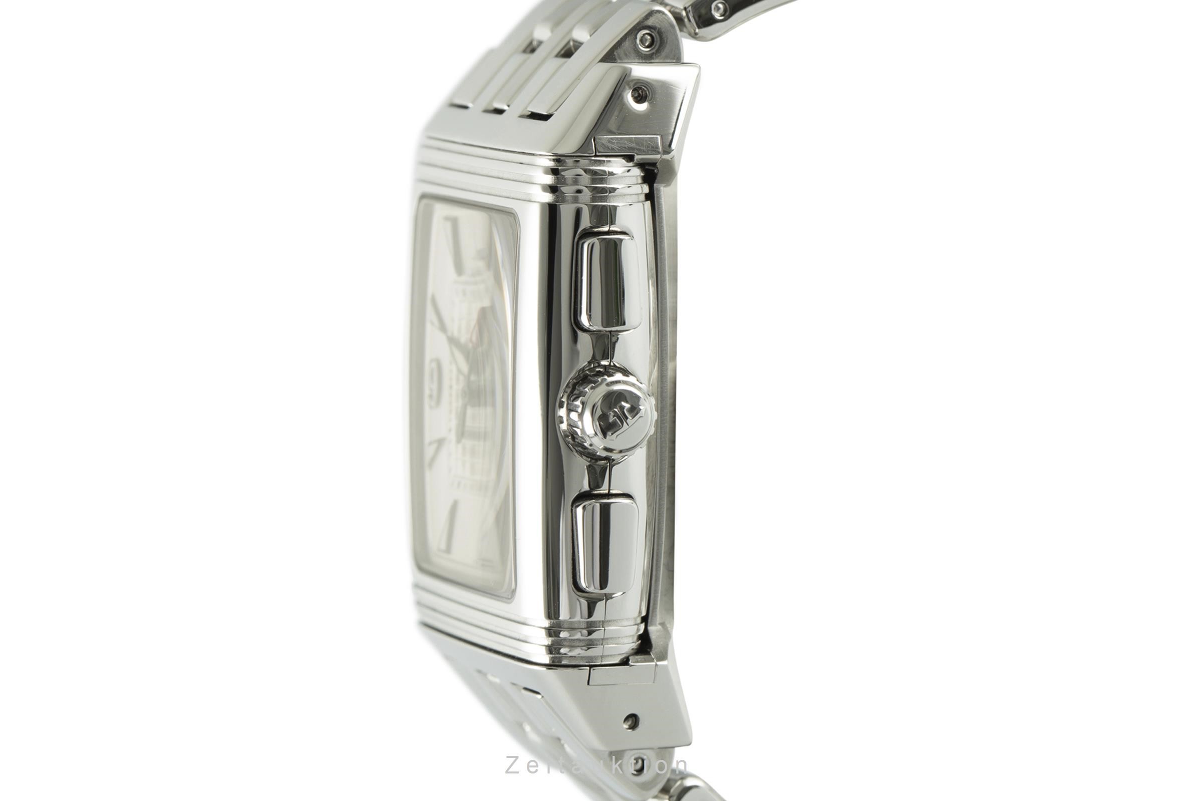 Jaeger LeCoultre Reverso Chronograph Stahl Handaufzug Ref. 295.8.59  | Zeitauktion