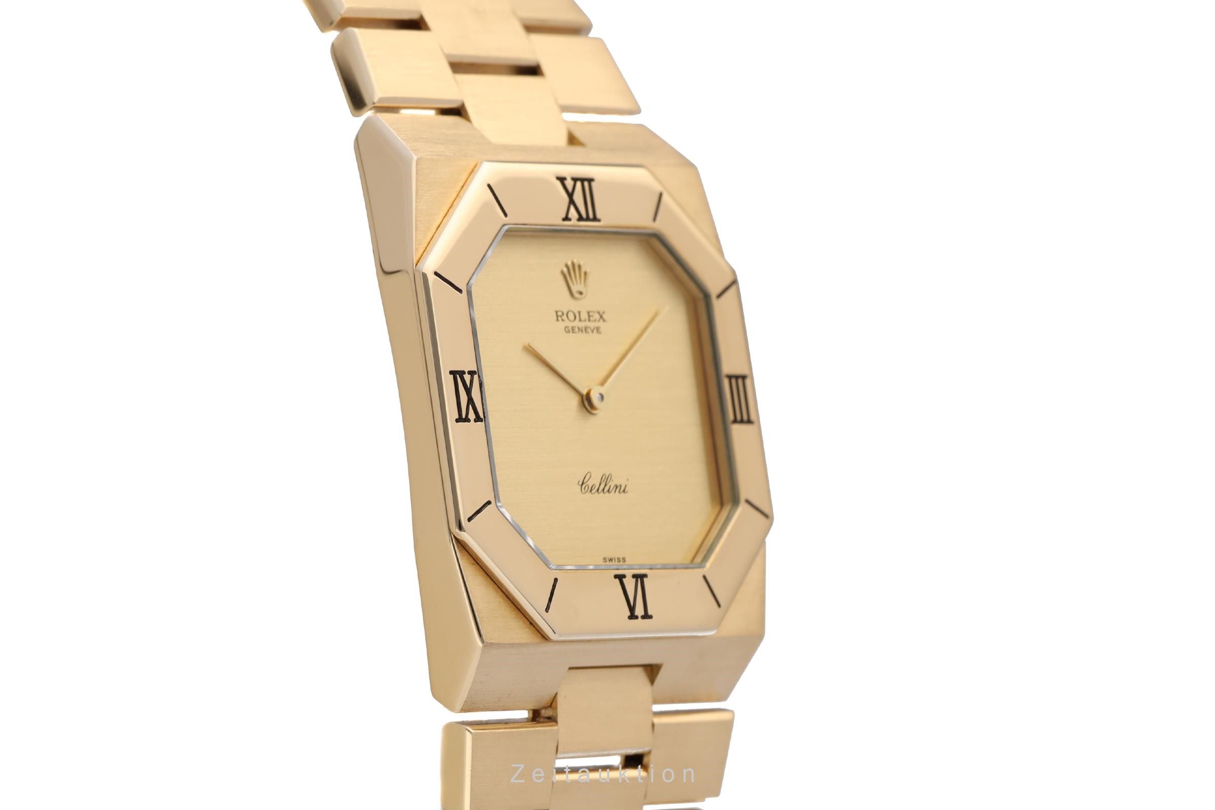 rolex cellini gold