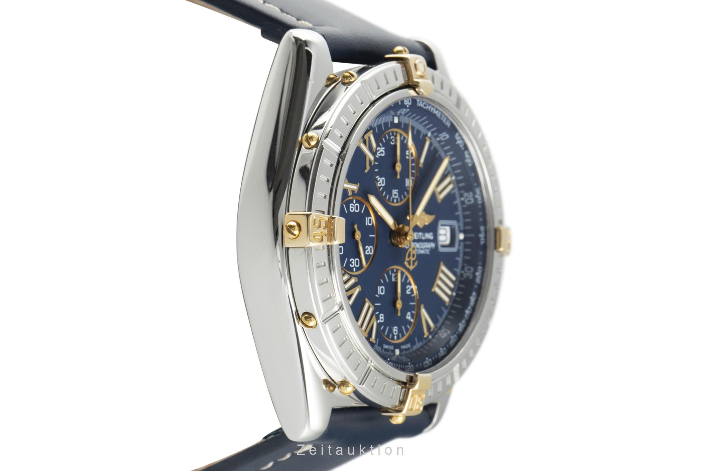 Breitling Crosswind chronographe acier / or  automatique Kal. B13 Ref. B13055  | Zeitauktion