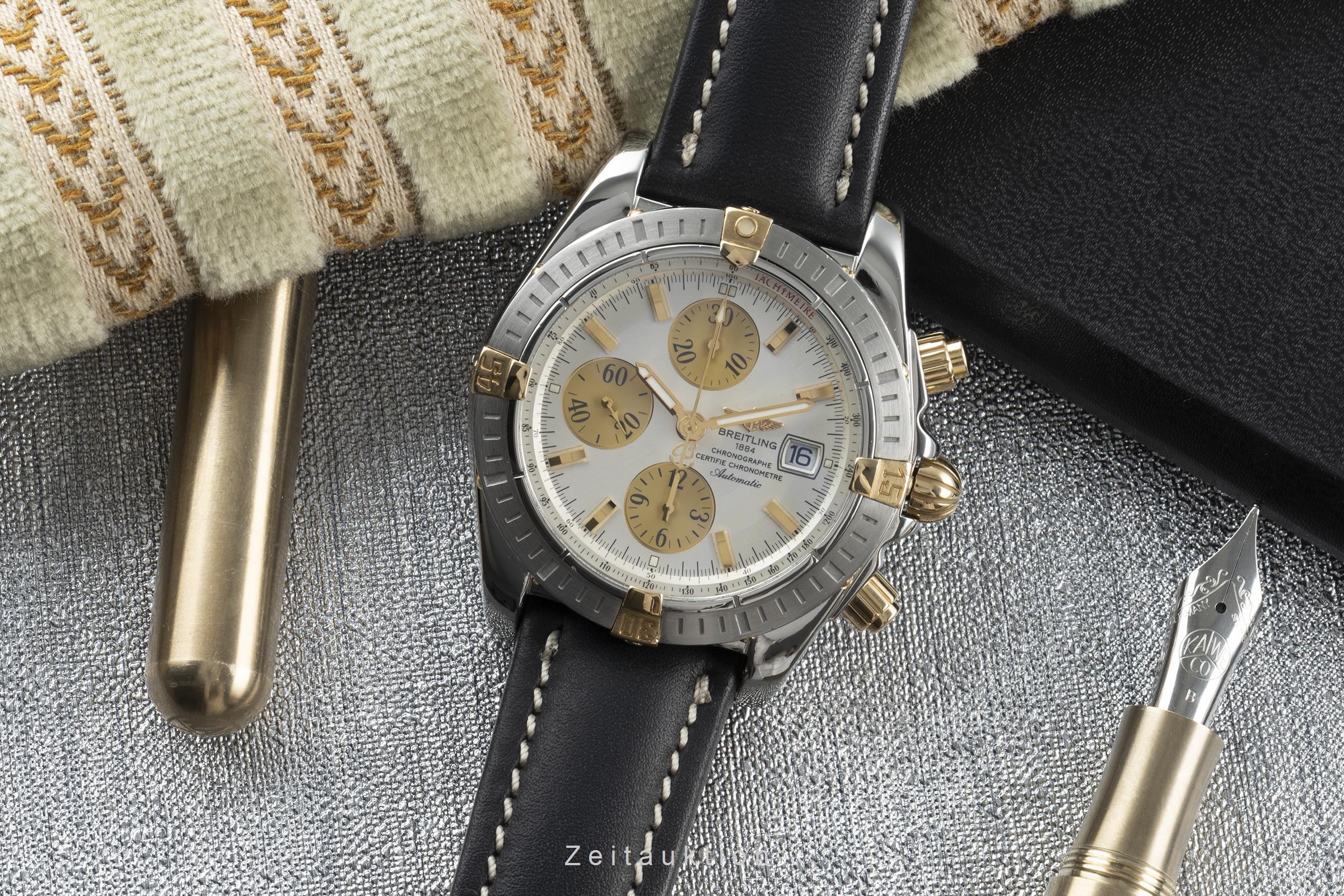 Breitling Chronomat chronograph steel / gold automatic Kal. B13 Ref. B13356  | 2108754