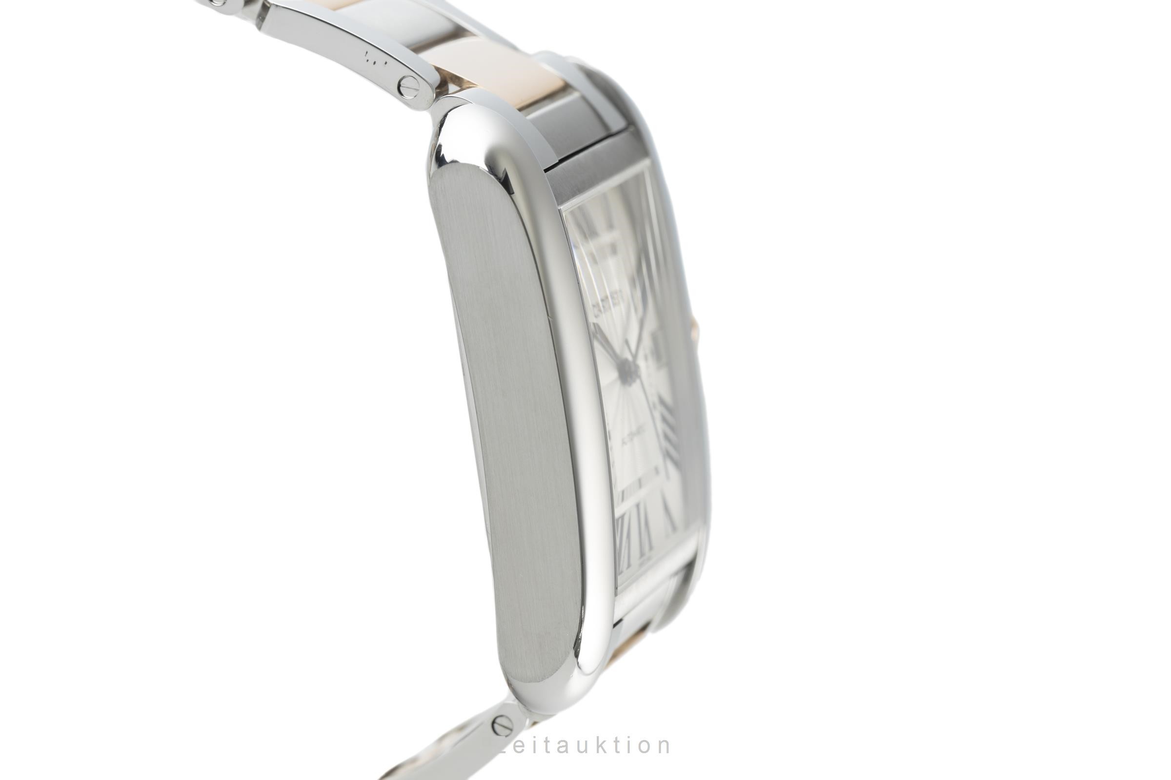 Cartier Tank acciaio / oro automatismo Kal. 1904 MC Ref. 3507, W5310006  | Zeitauktion