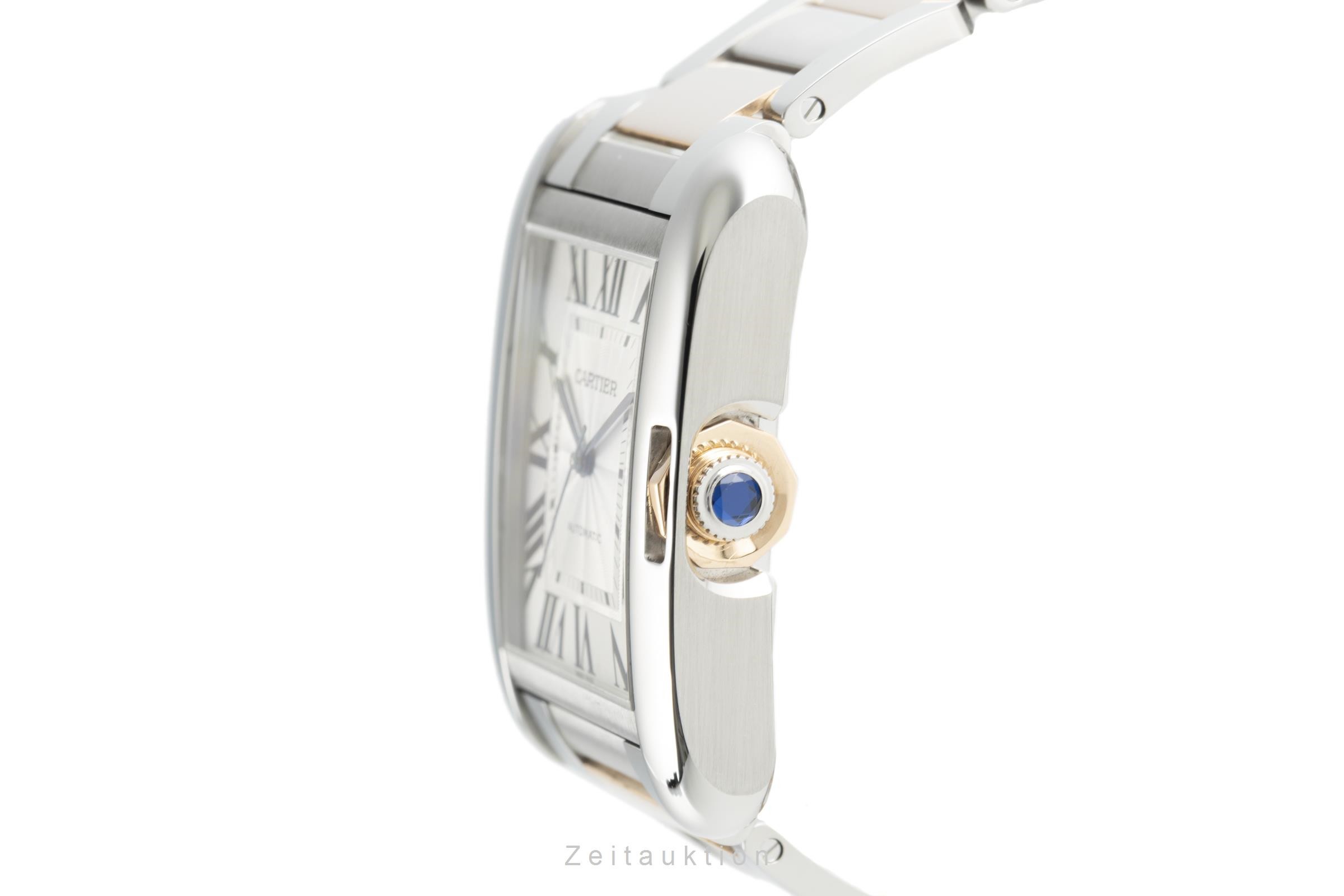 Cartier Tank acero / oro automático Kal. 1904 MC Ref. 3507, W5310006  | Zeitauktion