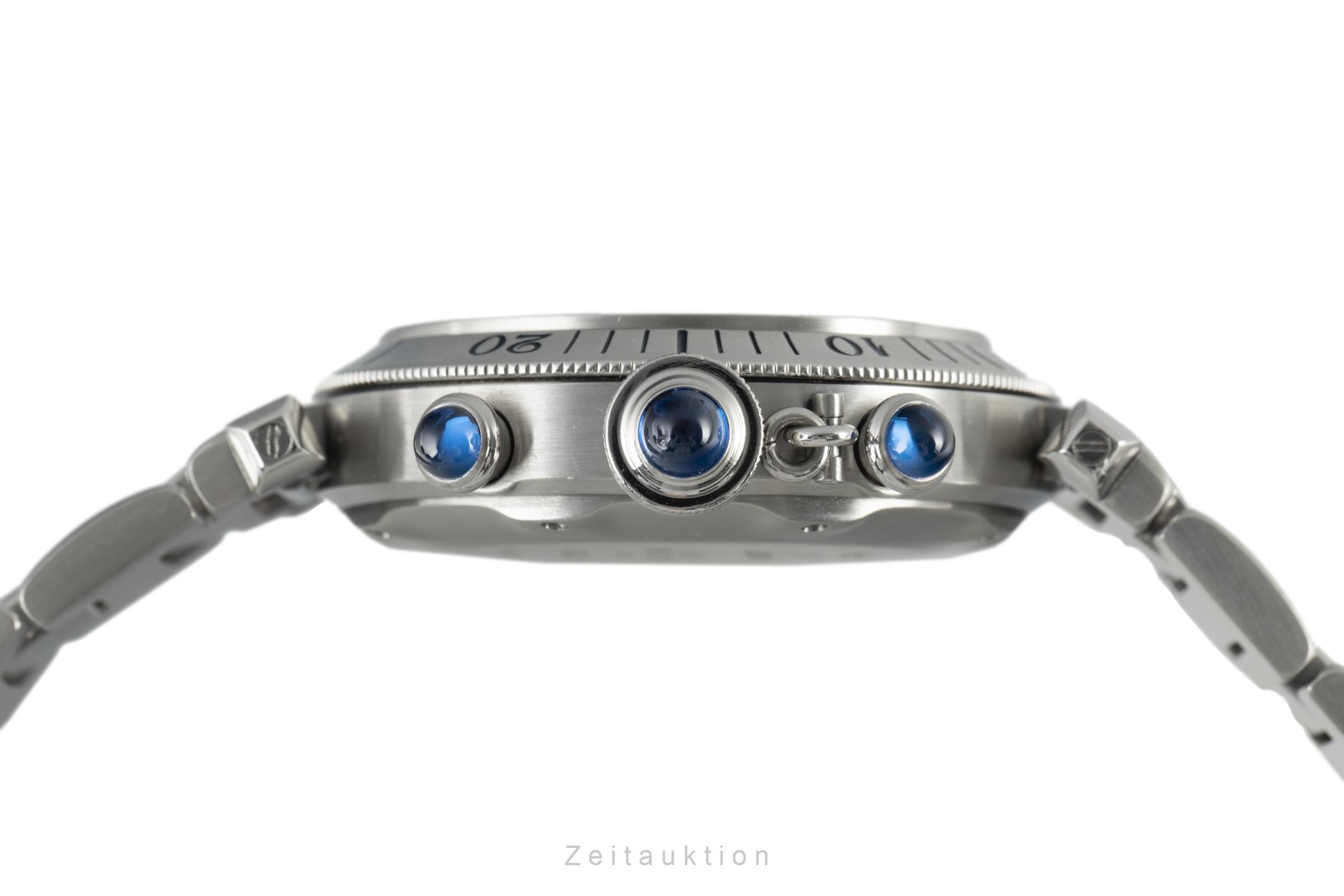 Cartier Pasha Chronograph Stahl Quarz Kal. 053 Ref. 4030  | Zeitauktion
