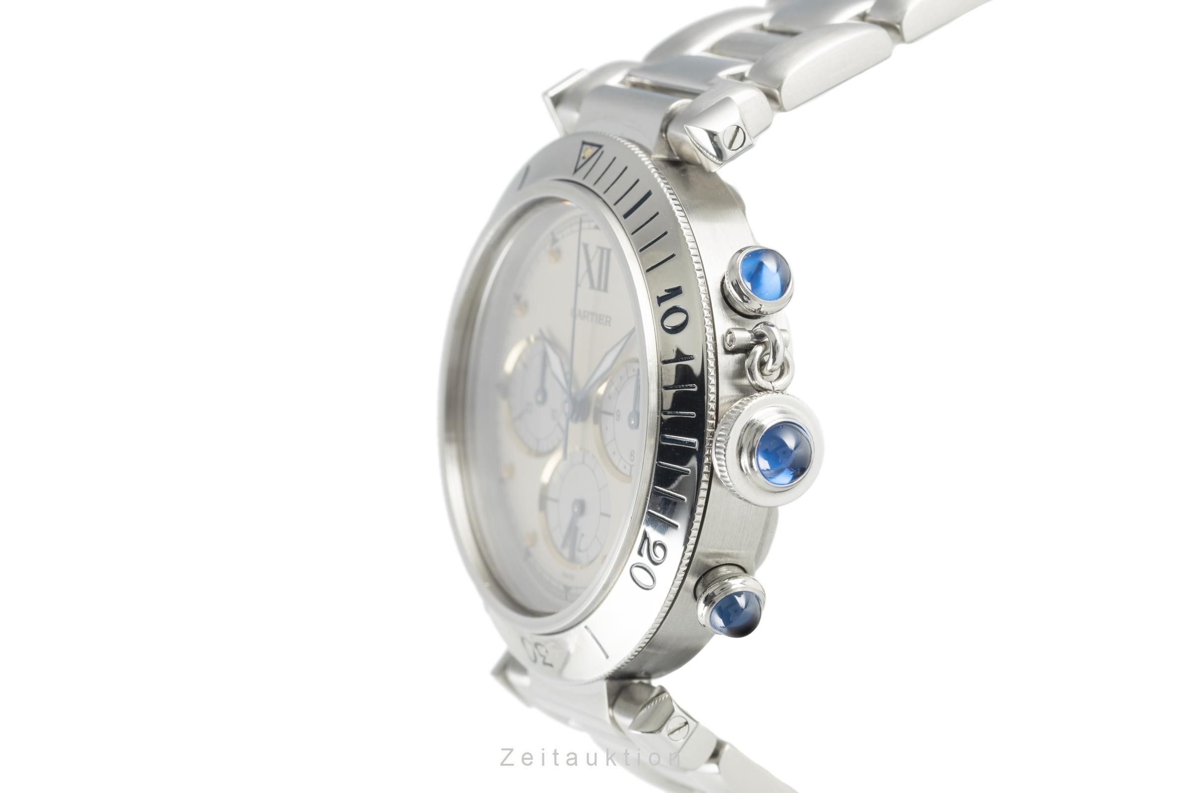 Cartier Pasha Chronograph Stahl Quarz Kal. 053 Ref. 4030  | Zeitauktion