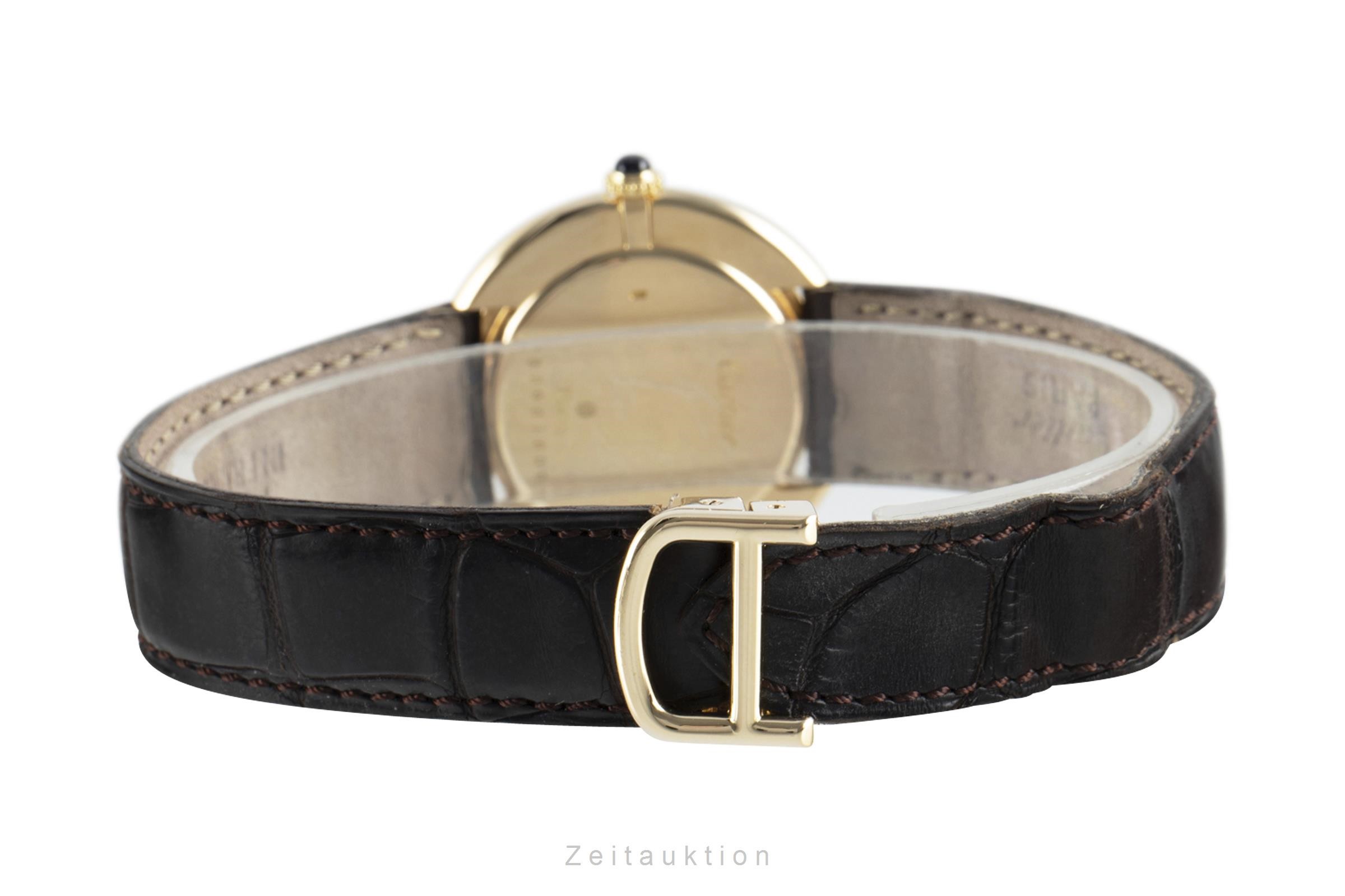 Cartier Vendome 18 ct gold manual winding Kal. 78-1 Ref. 78090  | Zeitauktion