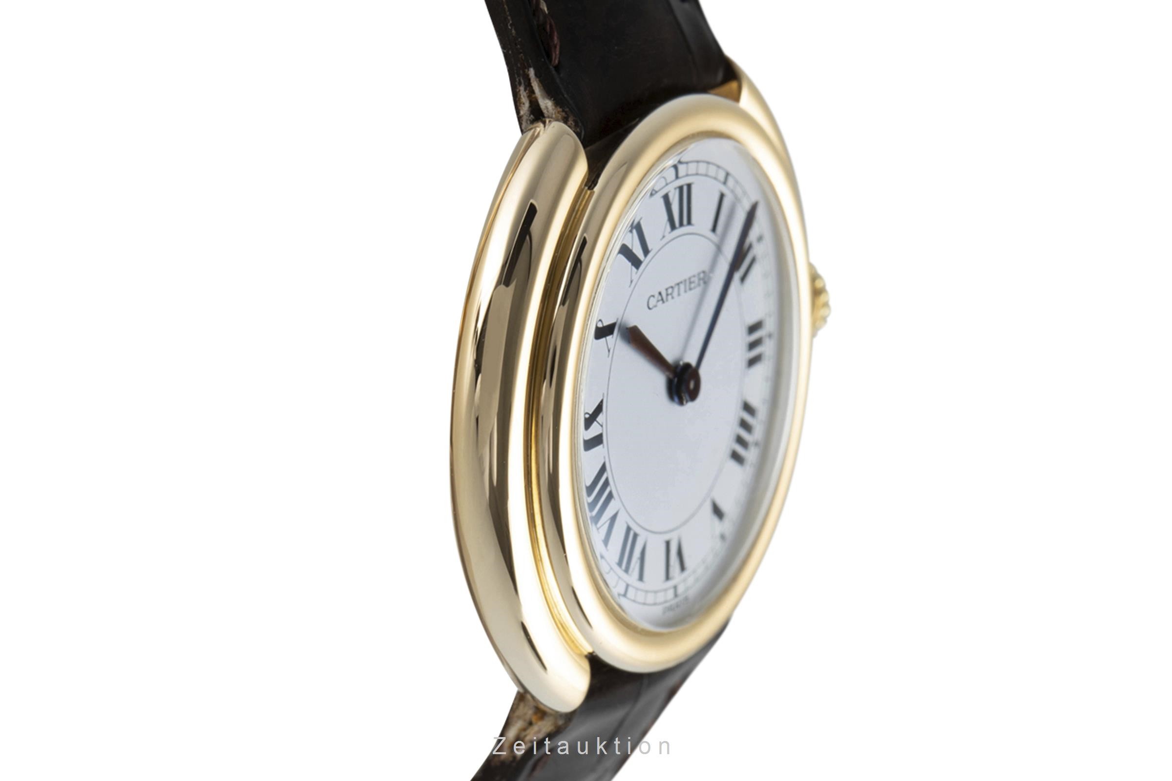 Cartier Vendome 18 ct gold manual winding Kal. 78-1 Ref. 78090  | Zeitauktion