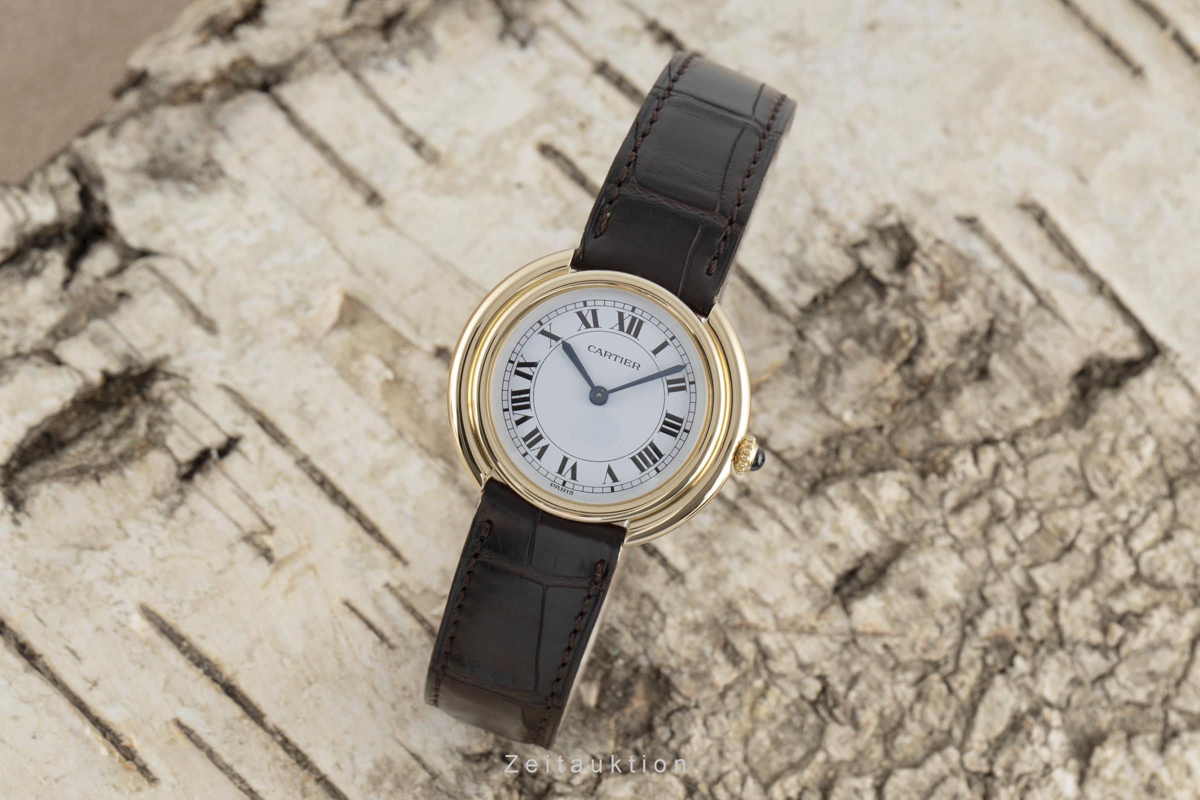 Cartier Vendome 18 ct gold manual winding Kal. 78-1 Ref. 78090  | Zeitauktion