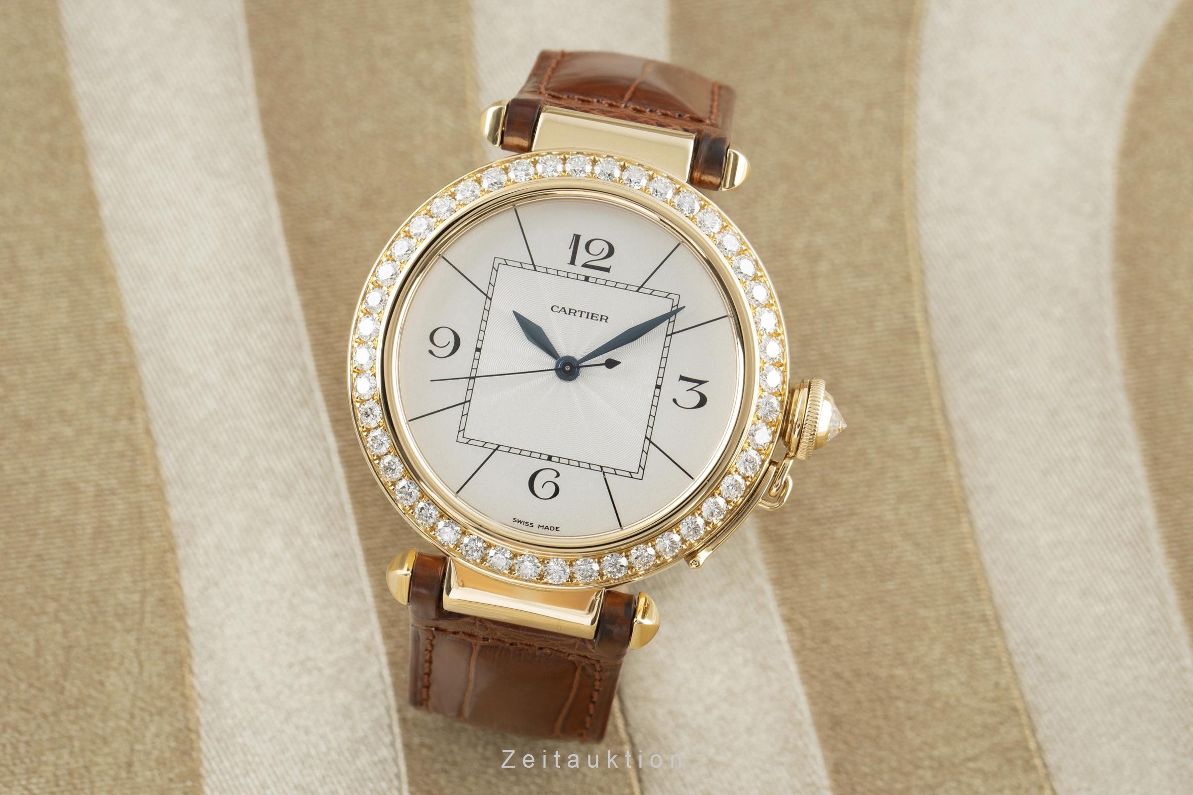 Cartier Pasha 18 ct gold automatic Kal. 8000MC Ref. WJ120351, 2726  | Zeitauktion