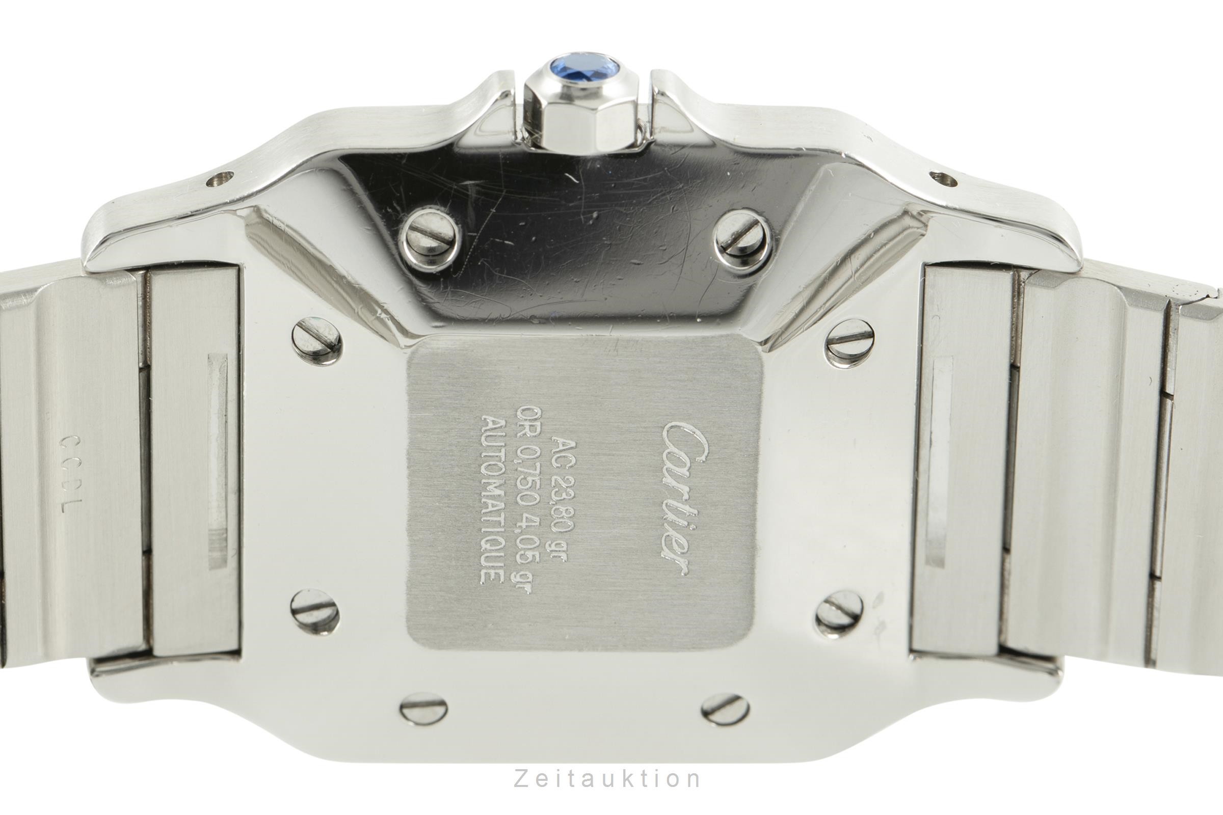 Cartier Santos acciaio / oro automatismo Ref. 2961  | Zeitauktion