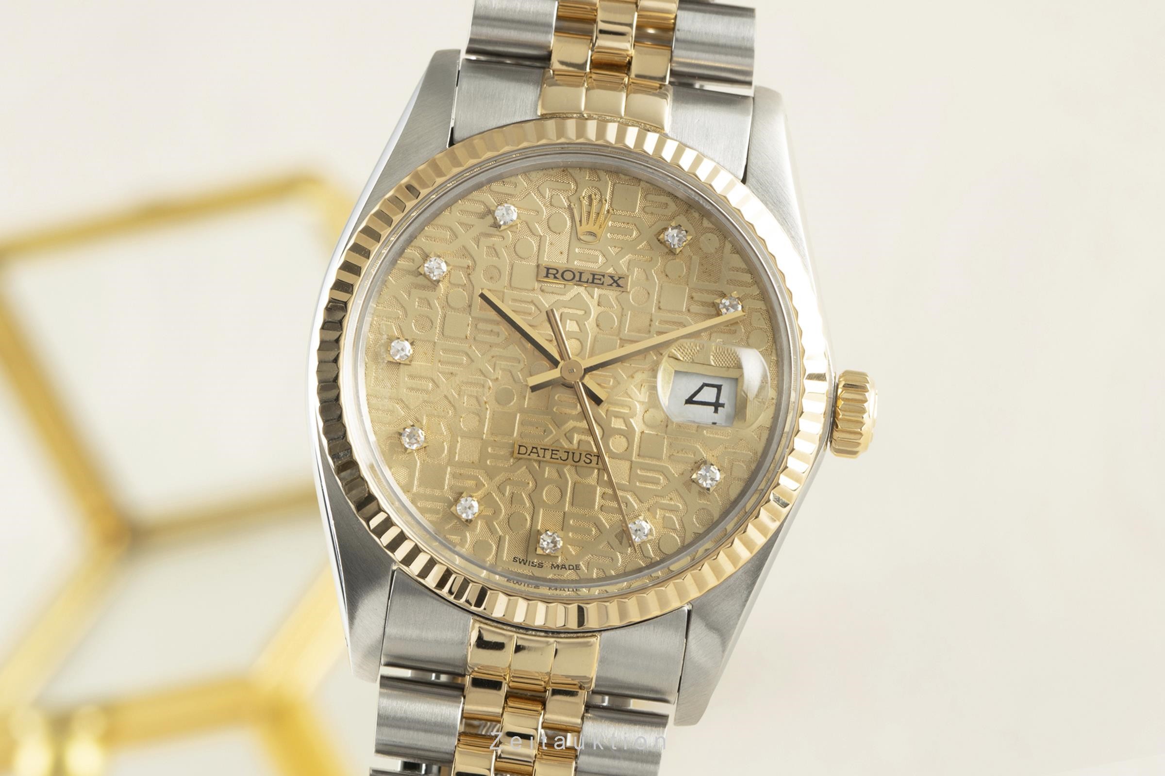 Rolex Datejust steel / gold automatic Kal. 3035 Ref. 16013  | Zeitauktion