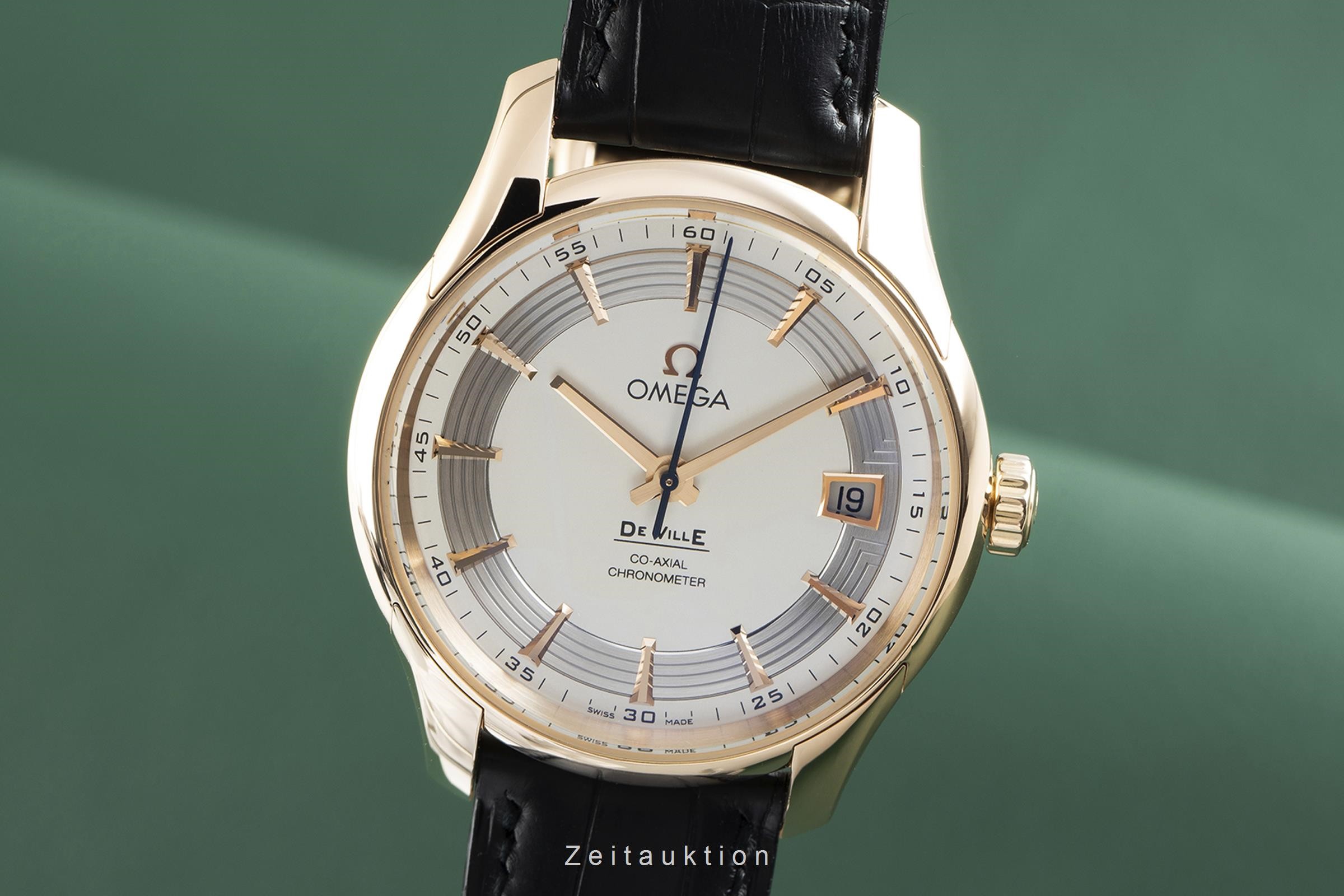 Omega De Ville or rouge 18 ct automatique Kal. 8501 Ref. 431.63.41.21.02.001  | Zeitauktion