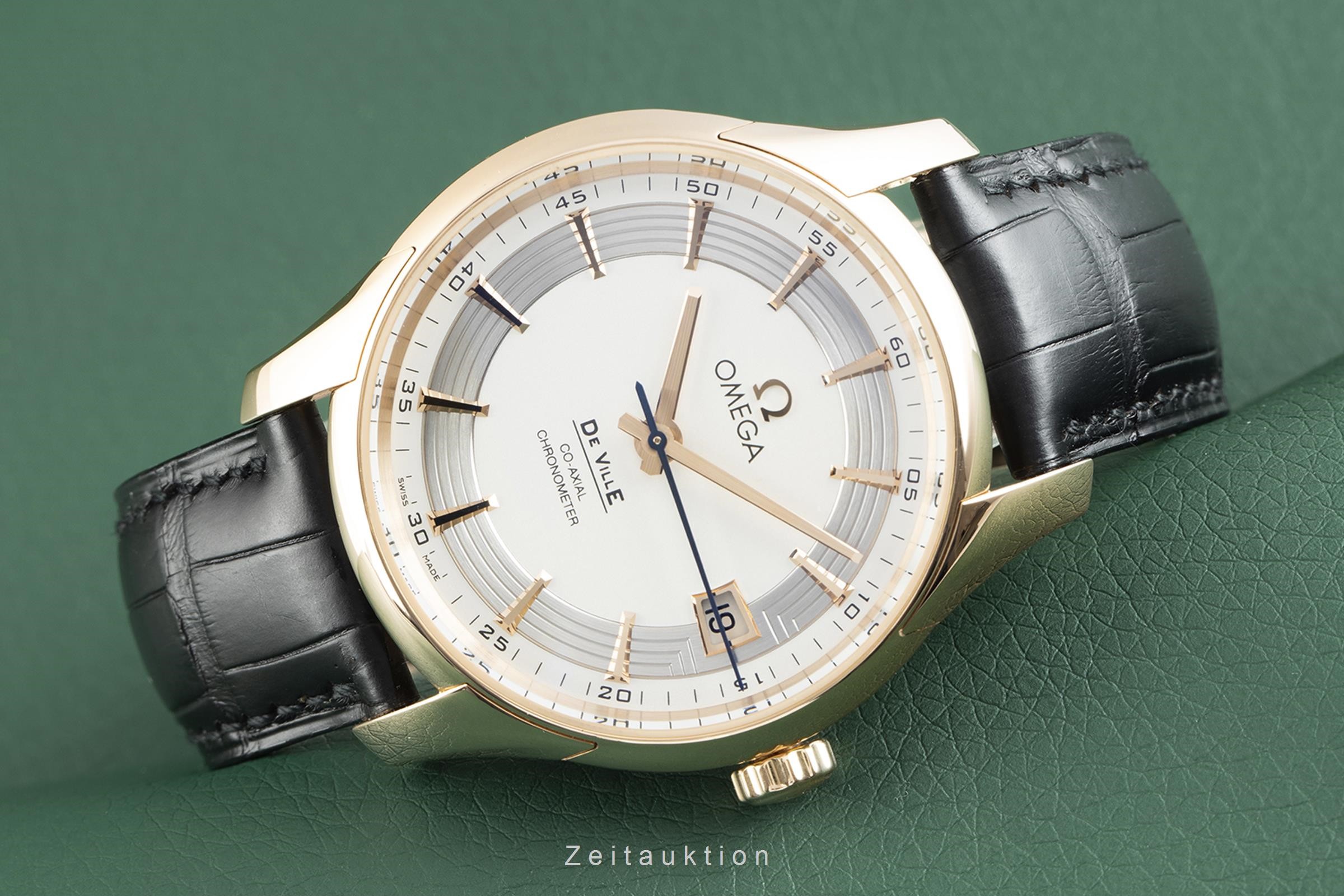 Omega De Ville or rouge 18 ct automatique Kal. 8501 Ref. 431.63.41.21.02.001  | Zeitauktion