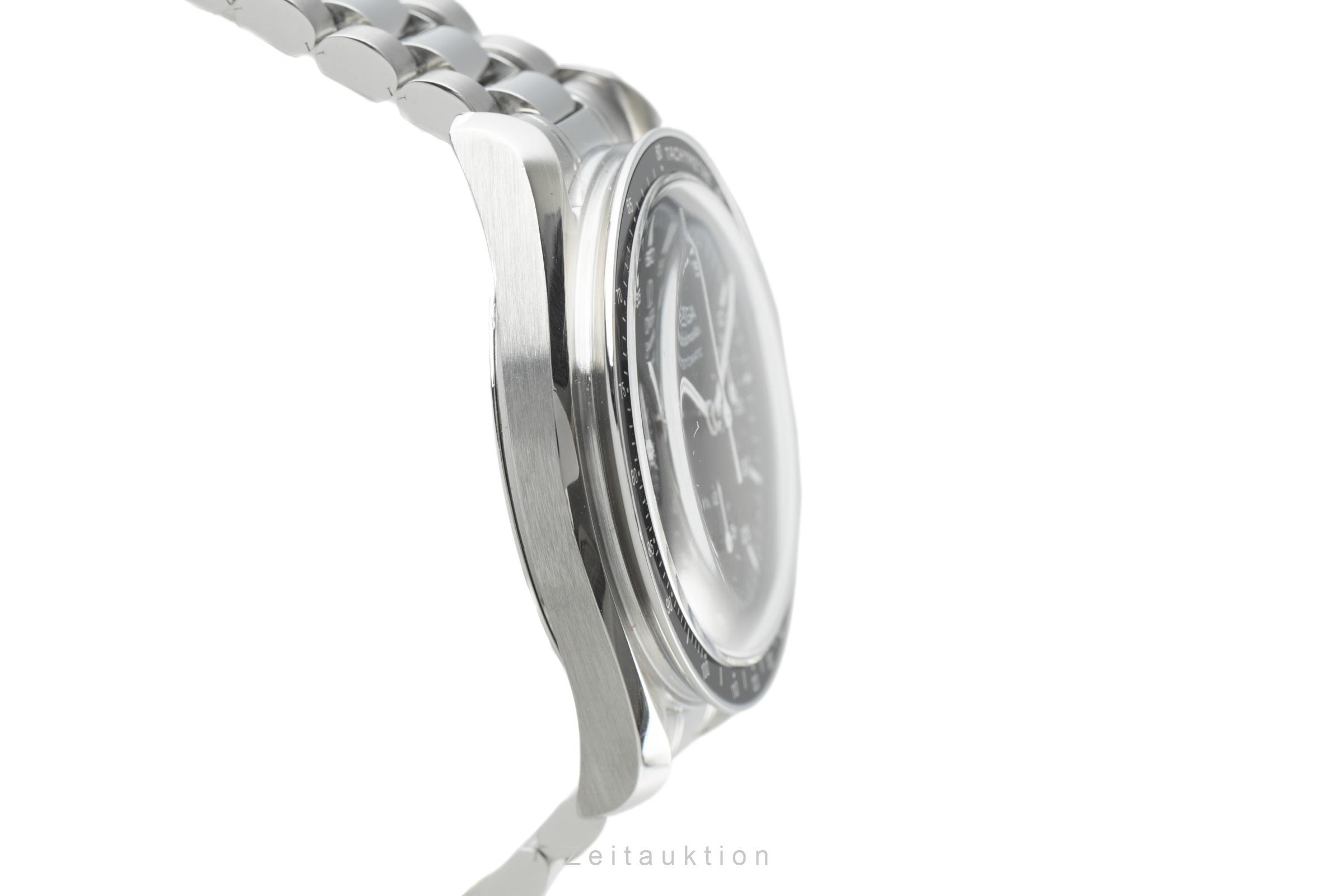 Omega Speedmaster chronograph steel automatic Kal. 3220 Ref. 3510.50.00, 175.0032.1  | Zeitauktion