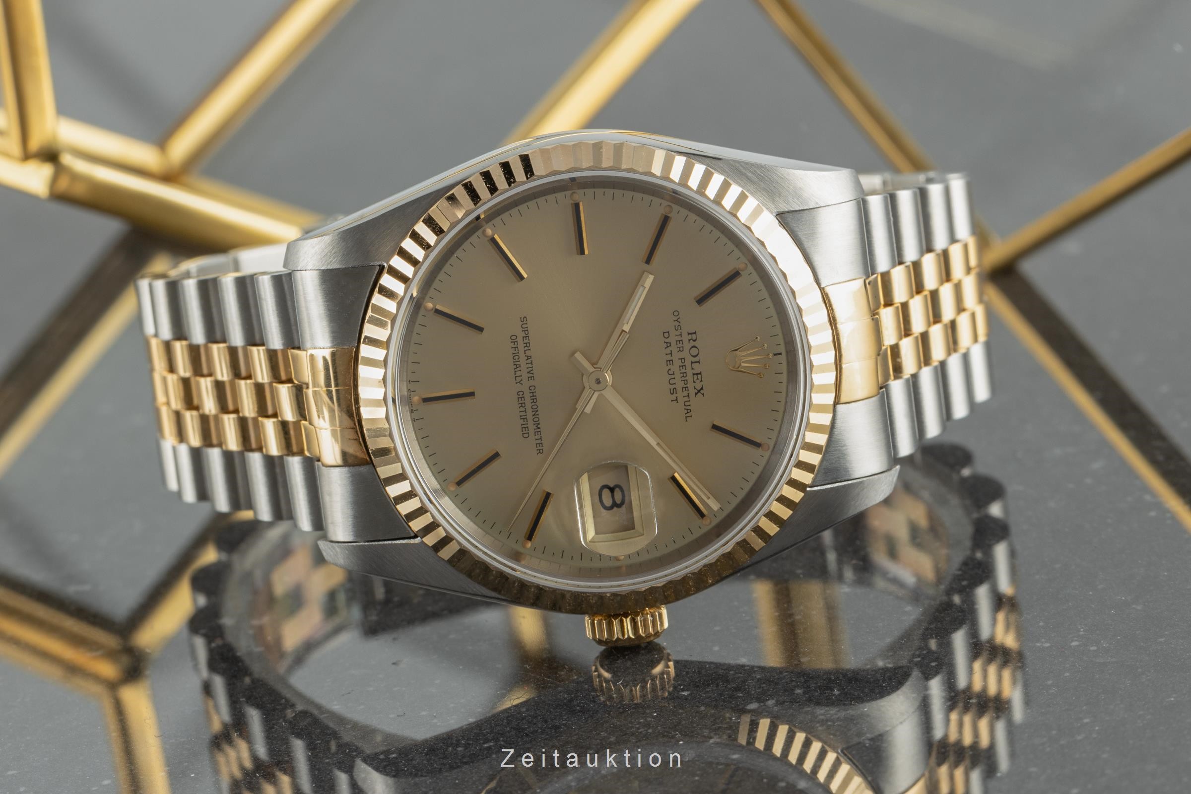 Rolex Datejust acciaio / oro automatismo Kal. 3135 Ref. 16233  | Zeitauktion