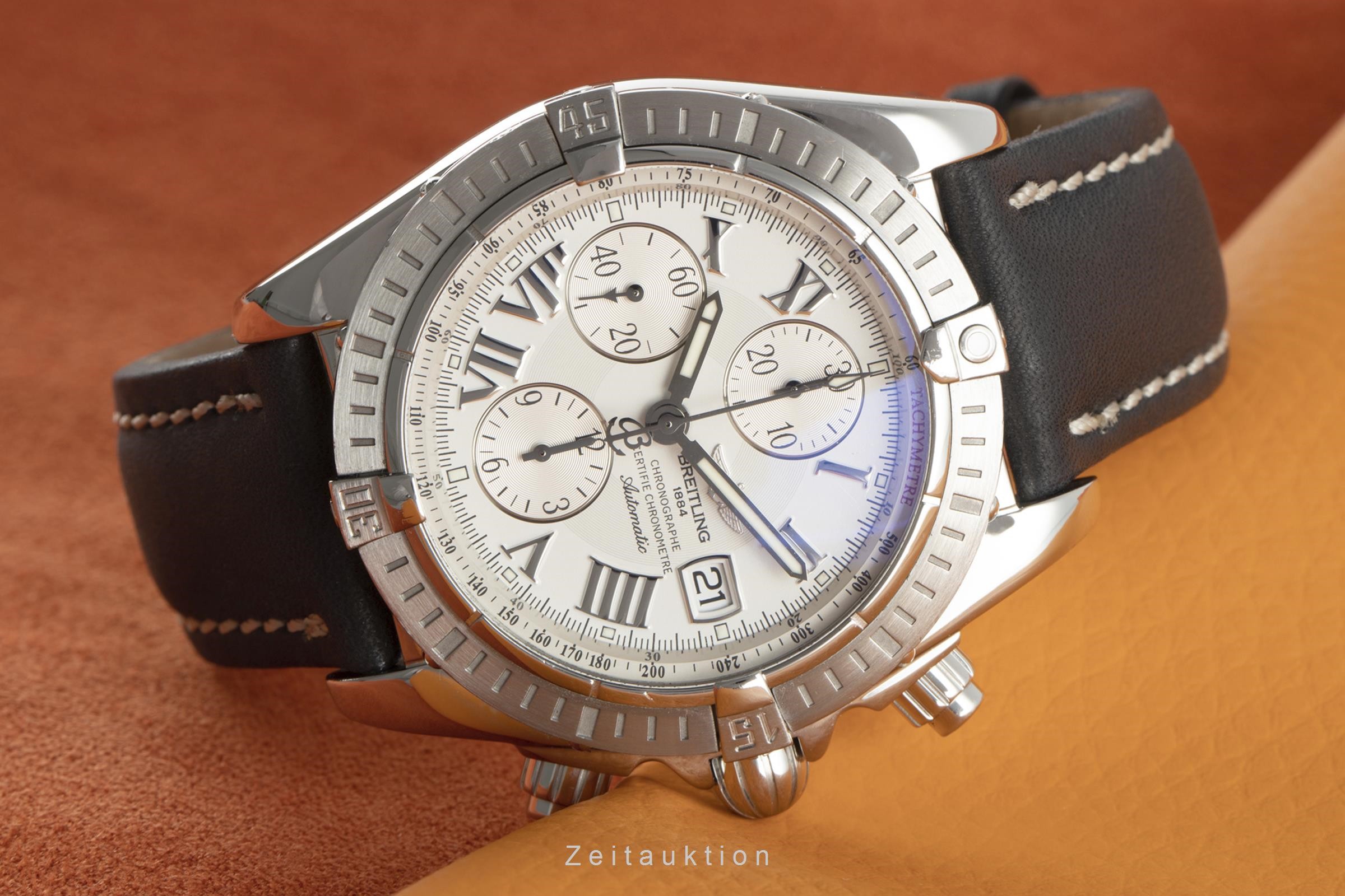 breitling a13356 leather strap