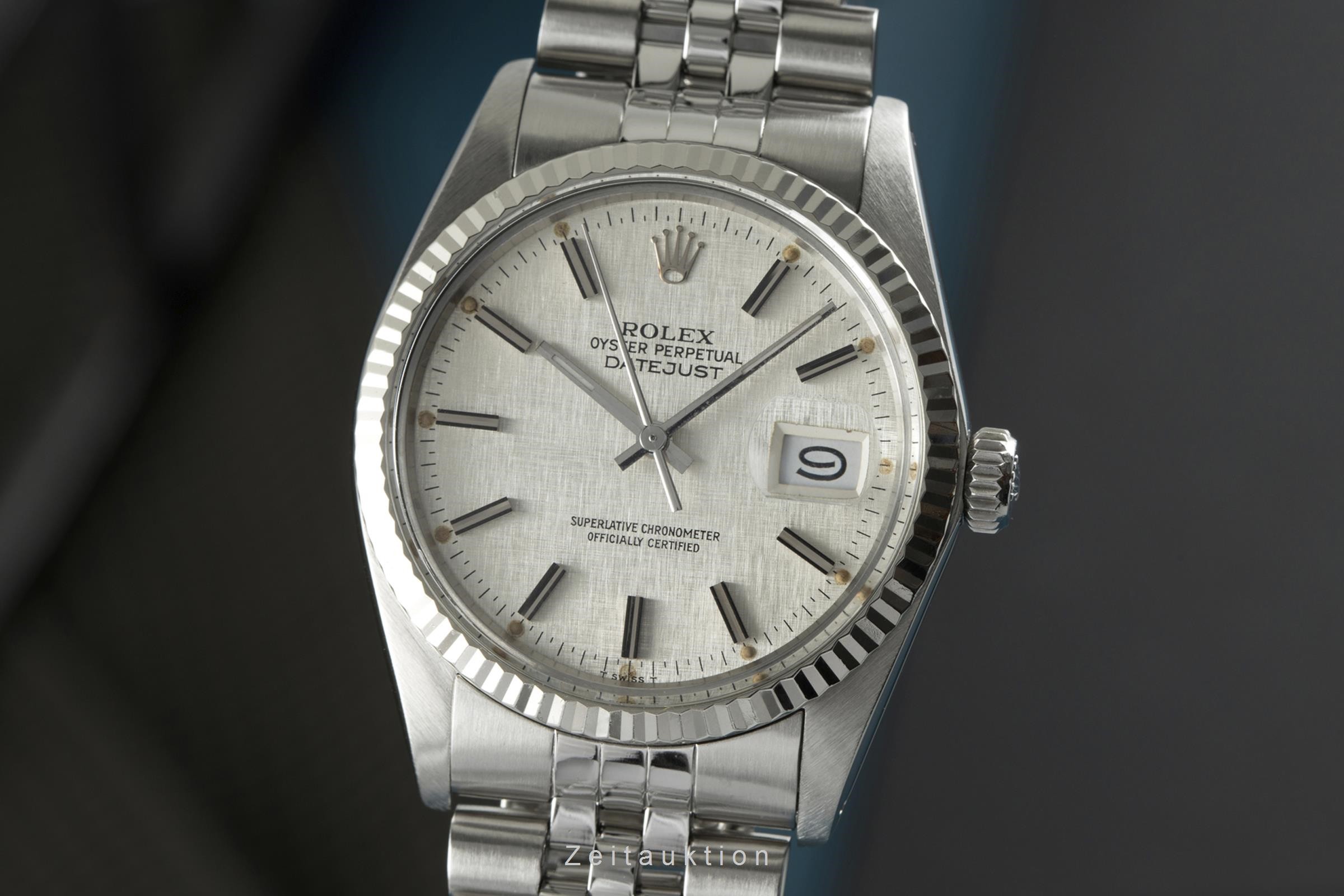 Rolex Datejust acier / or blanc automatique Kal. 3035 Ref. 16014  | Zeitauktion