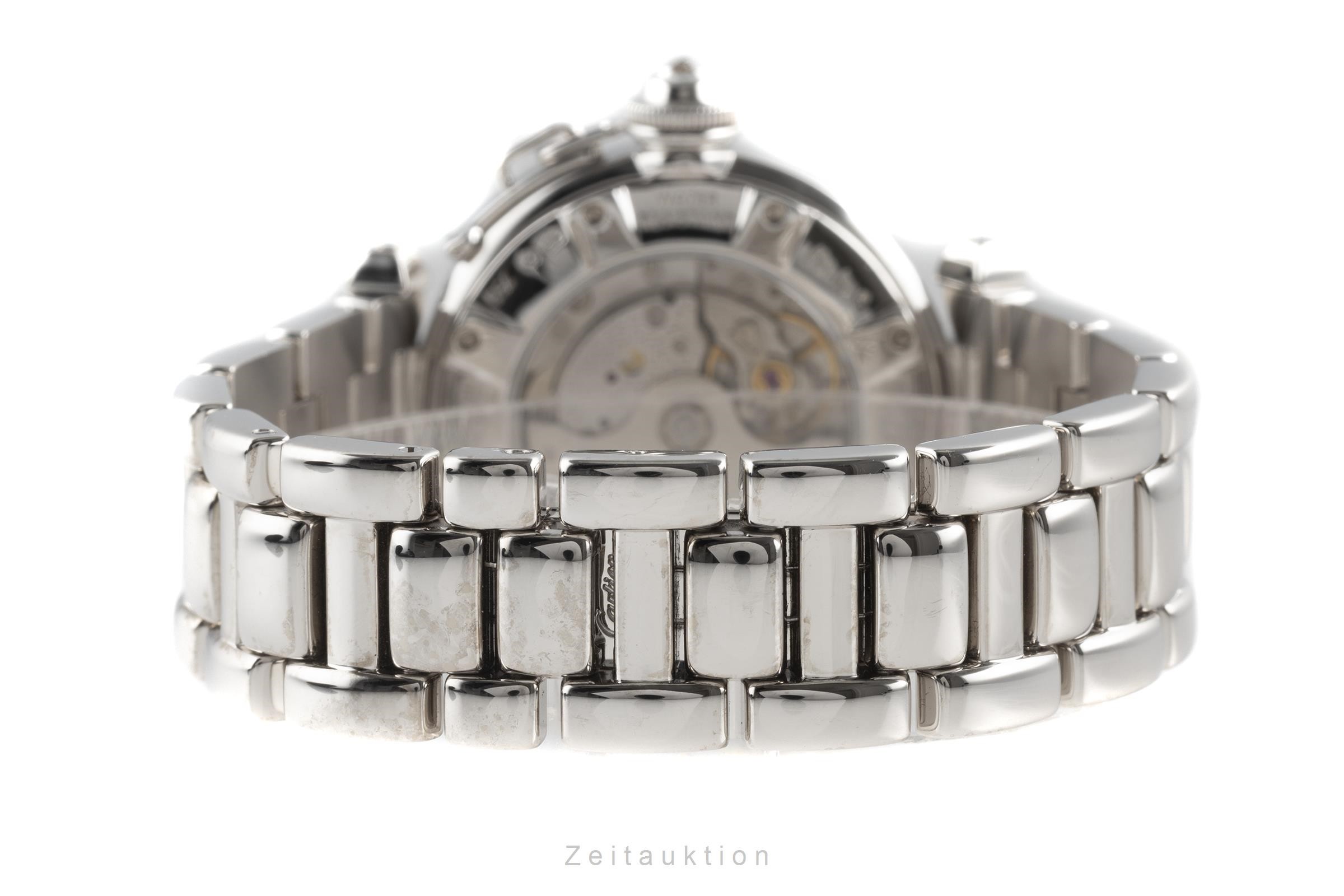 Cartier Pasha 18k Weissgold Automatik Kal. 500MC Ref. 2528  | Zeitauktion