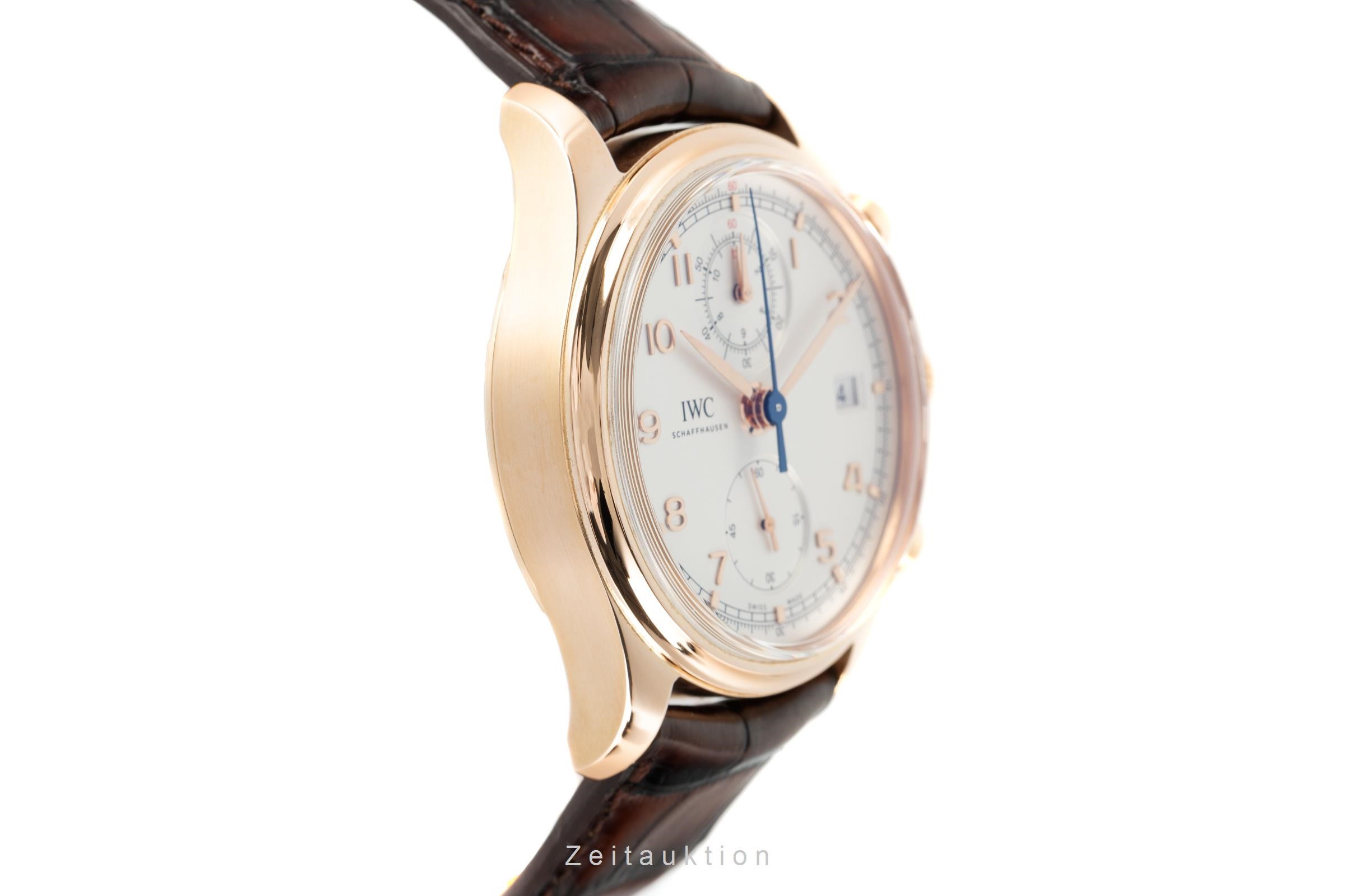 IWC Portugieser chronograph 18 ct red gold automatic Kal. 89361 Ref. IW390402  | Zeitauktion