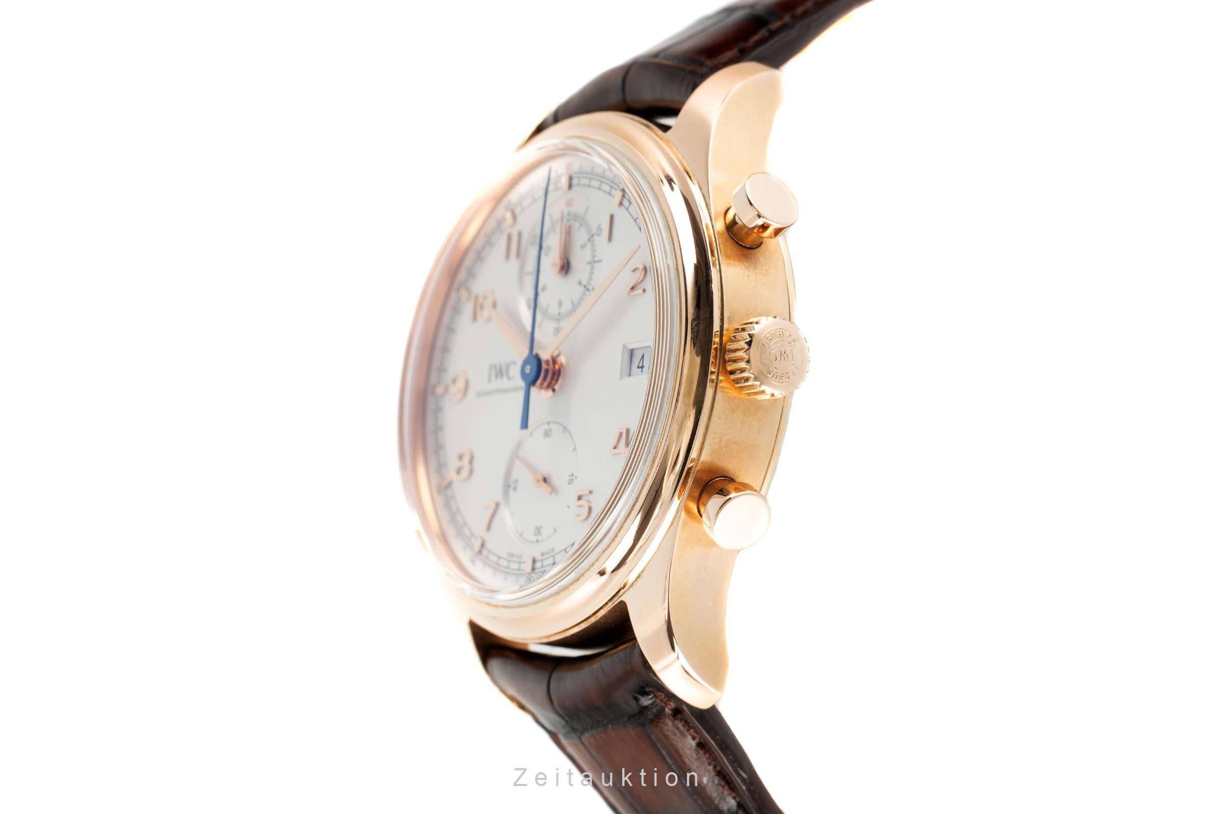 IWC Portugieser chronograph 18 ct red gold automatic Kal. 89361 Ref. IW390402  | Zeitauktion