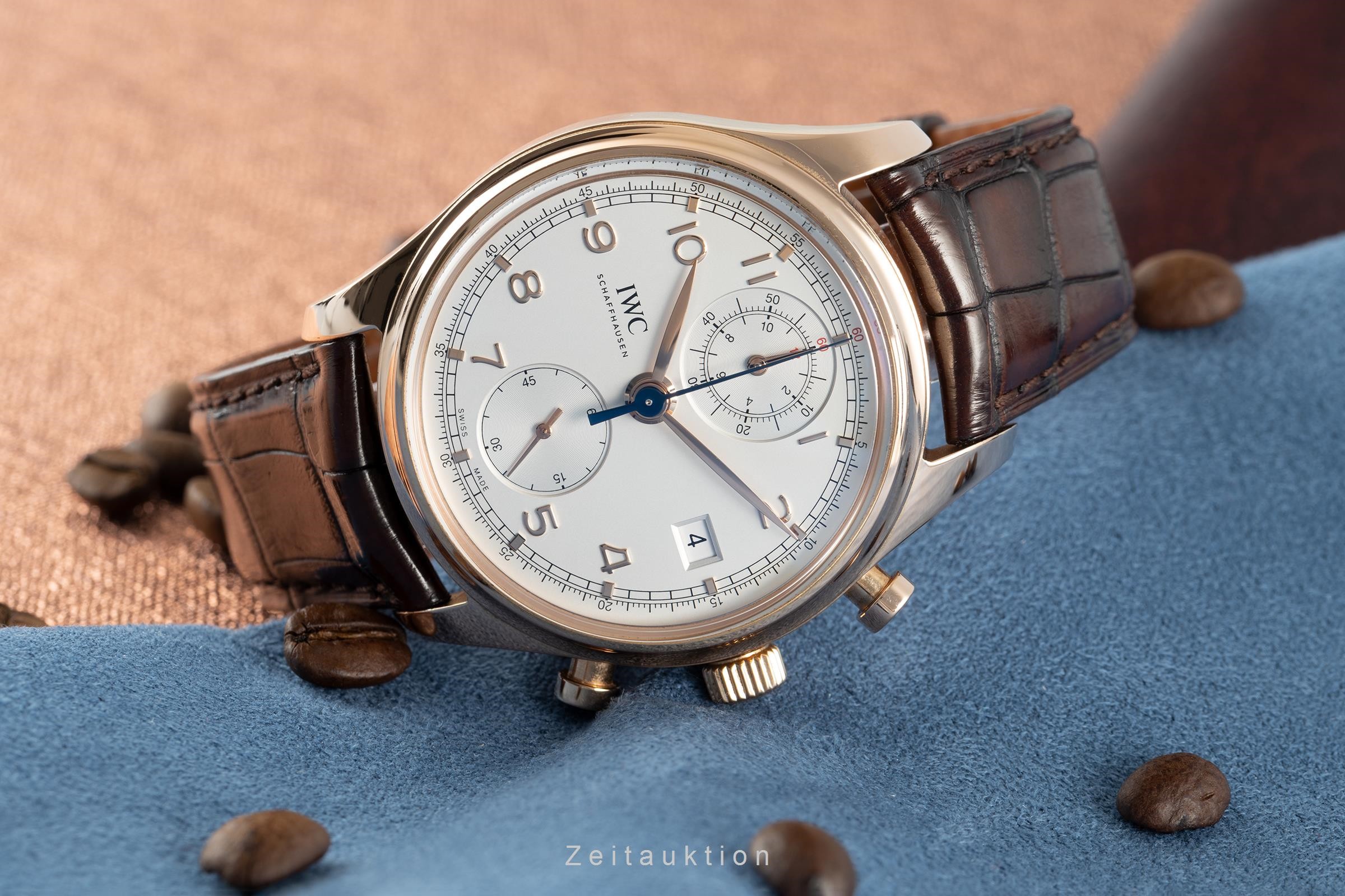 IWC Portugieser Chronograph 18k Rotgold Automatik Kal. 89361 Ref. IW390402  | Zeitauktion