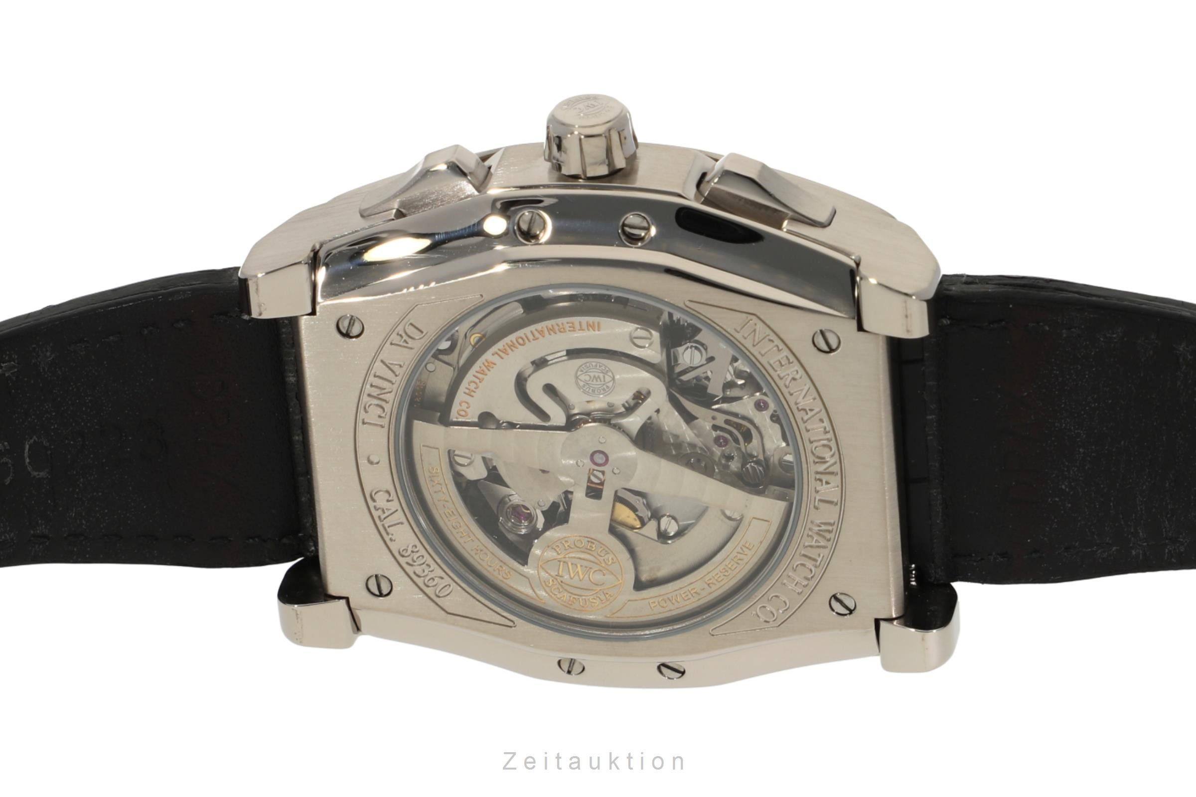 IWC Da Vinci chronograph 18 ct white gold automatic Kal. 89360 Ref. IW3764  | Zeitauktion