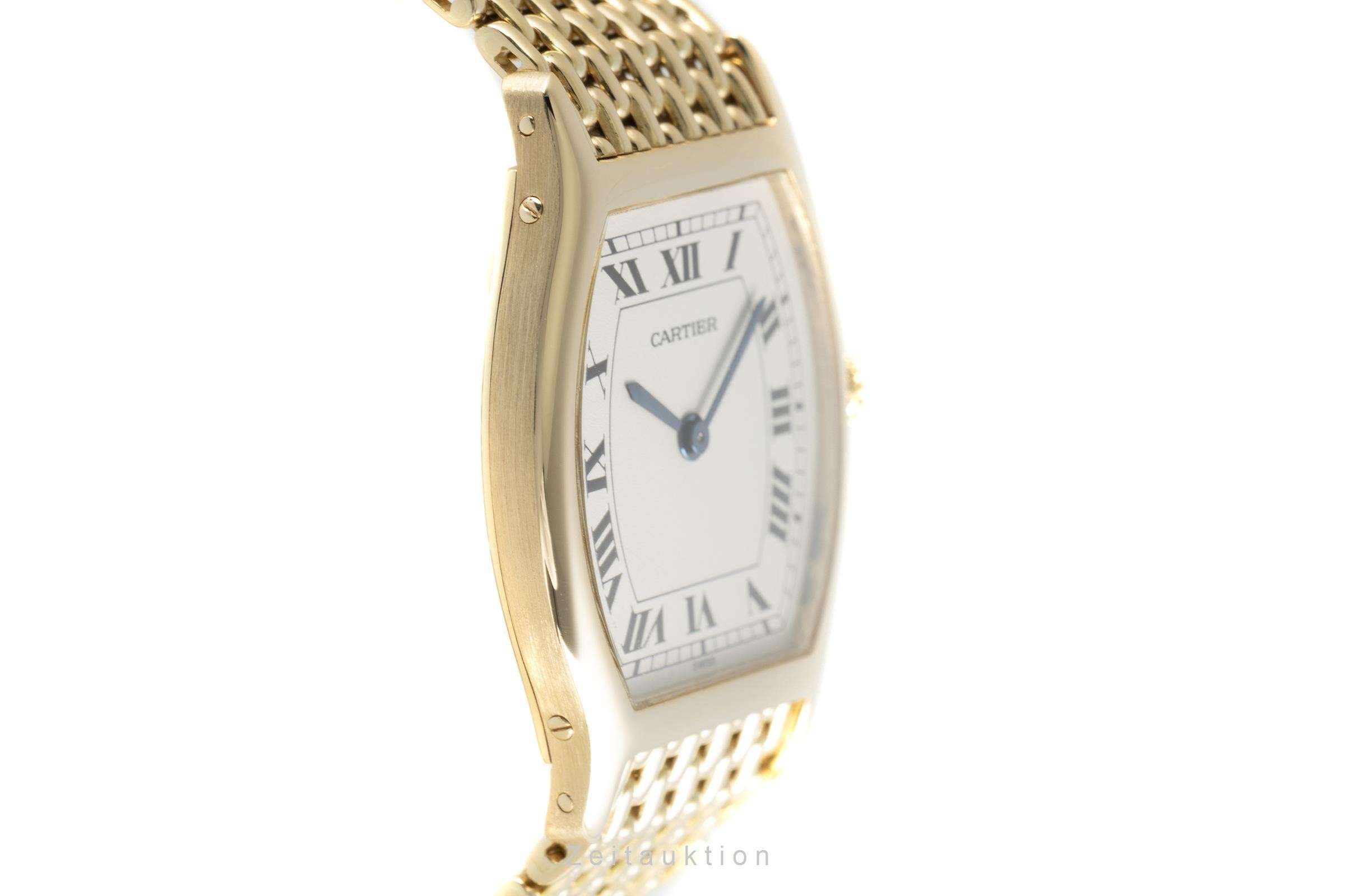 Cartier Tortue 18k Gold Handaufzug Kal. 21 Ref. 96069  | Zeitauktion