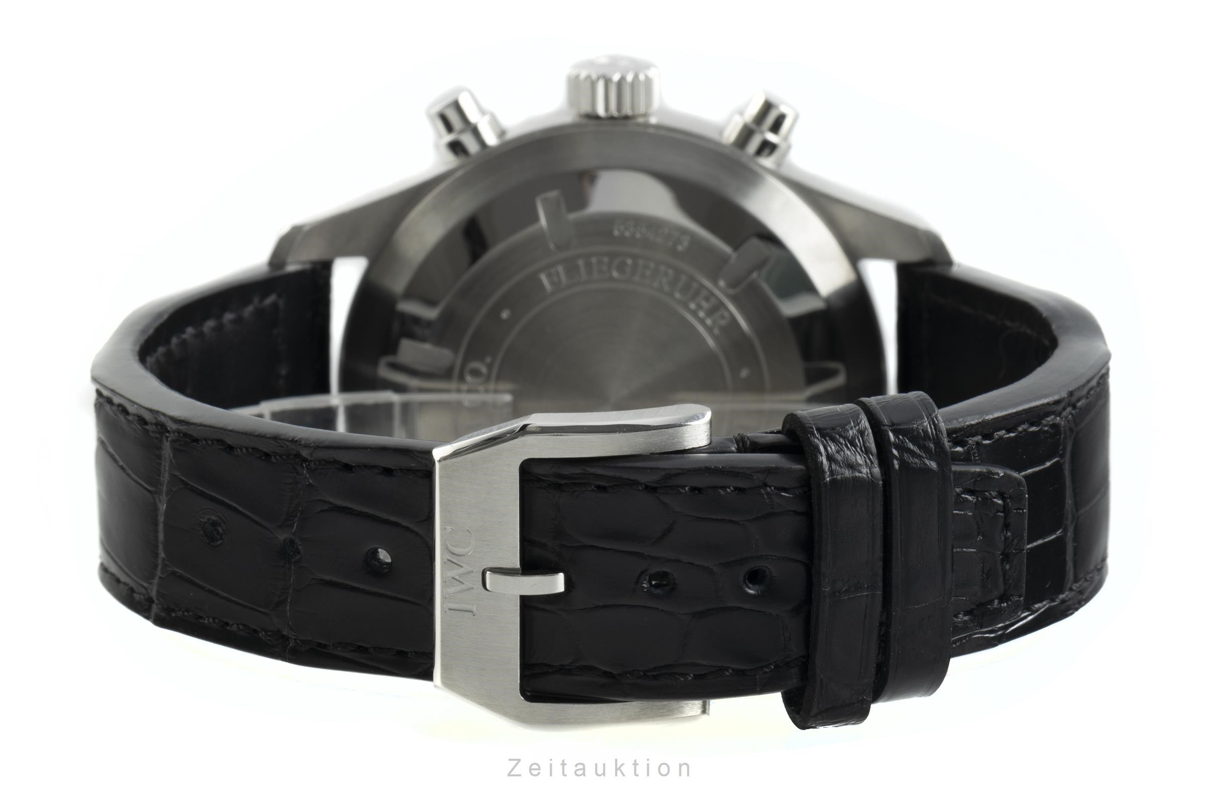 IWC Pilot chronograph steel automatic Kal. 79320 Ref. 3777  | Zeitauktion