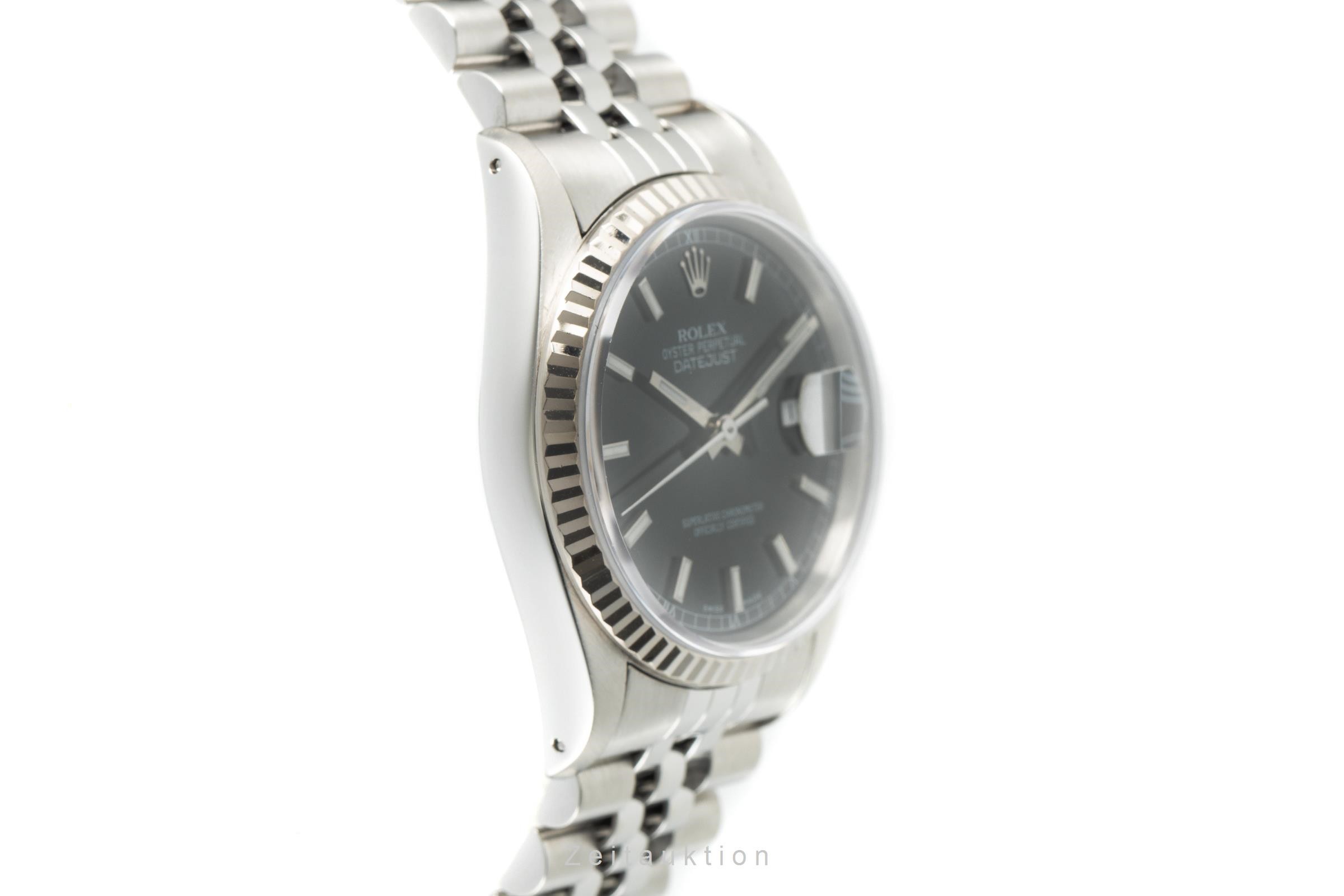 Rolex Datejust acciaio / oro bianco automatismo Kal. 3135 Ref. 16234  | Zeitauktion